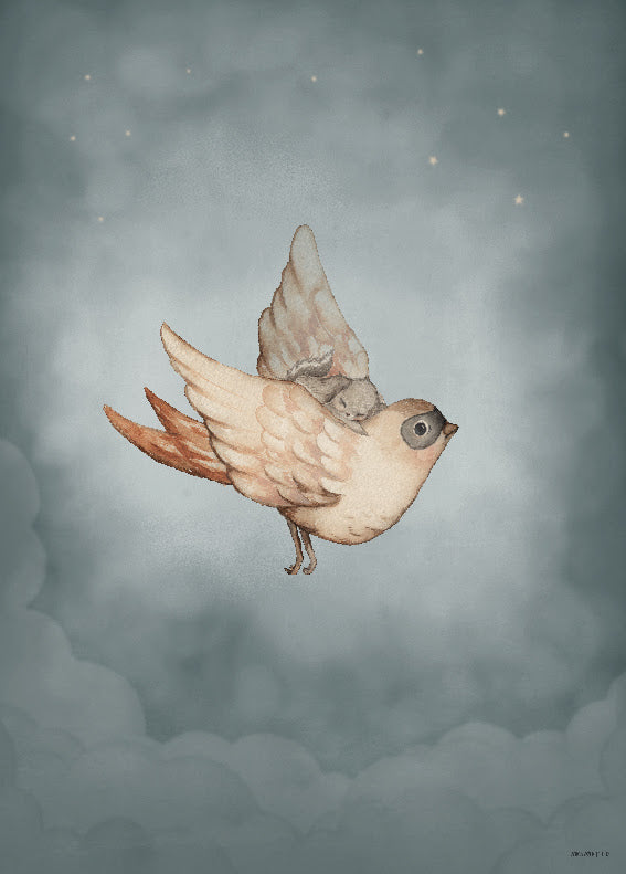 Magisk Børneplakat fra Dear Sparrow – Ocean Kids Kollektion