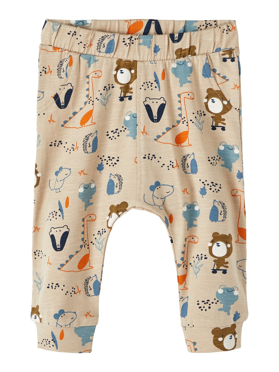 Name It Laffi Leggings - Humus - Bløde Børneleggins Tilbud!