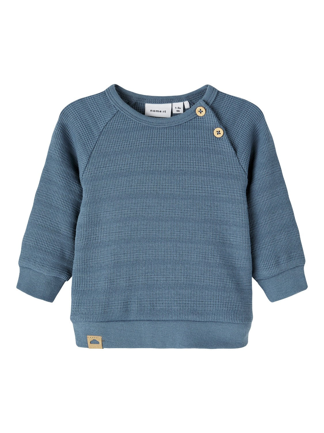 Name It Lupus Bluse – Blåfin – Komfortabel stil på udsalg!