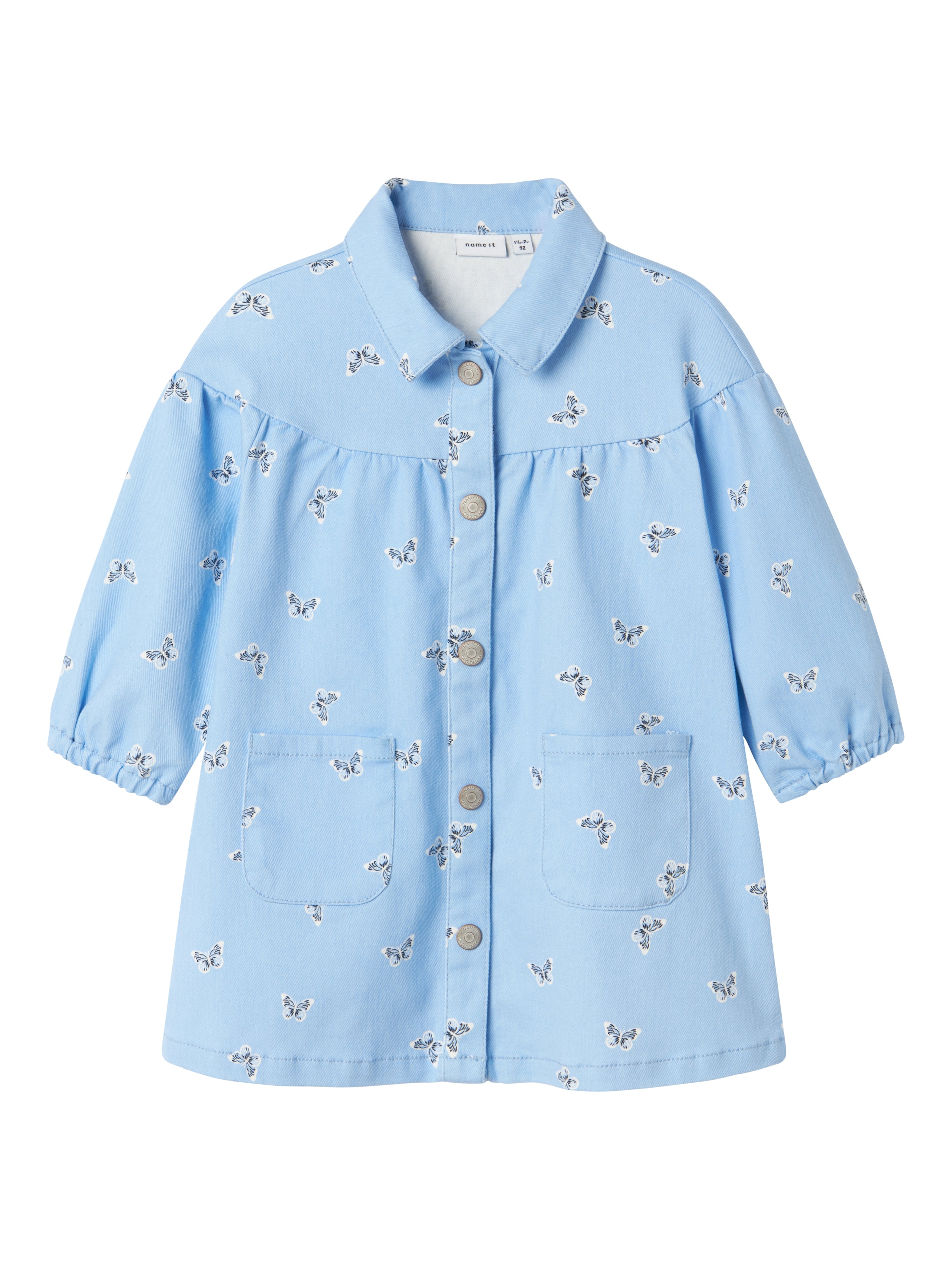 Name It Aria Kjole med Sommerfugle – Elegant og Løs Design