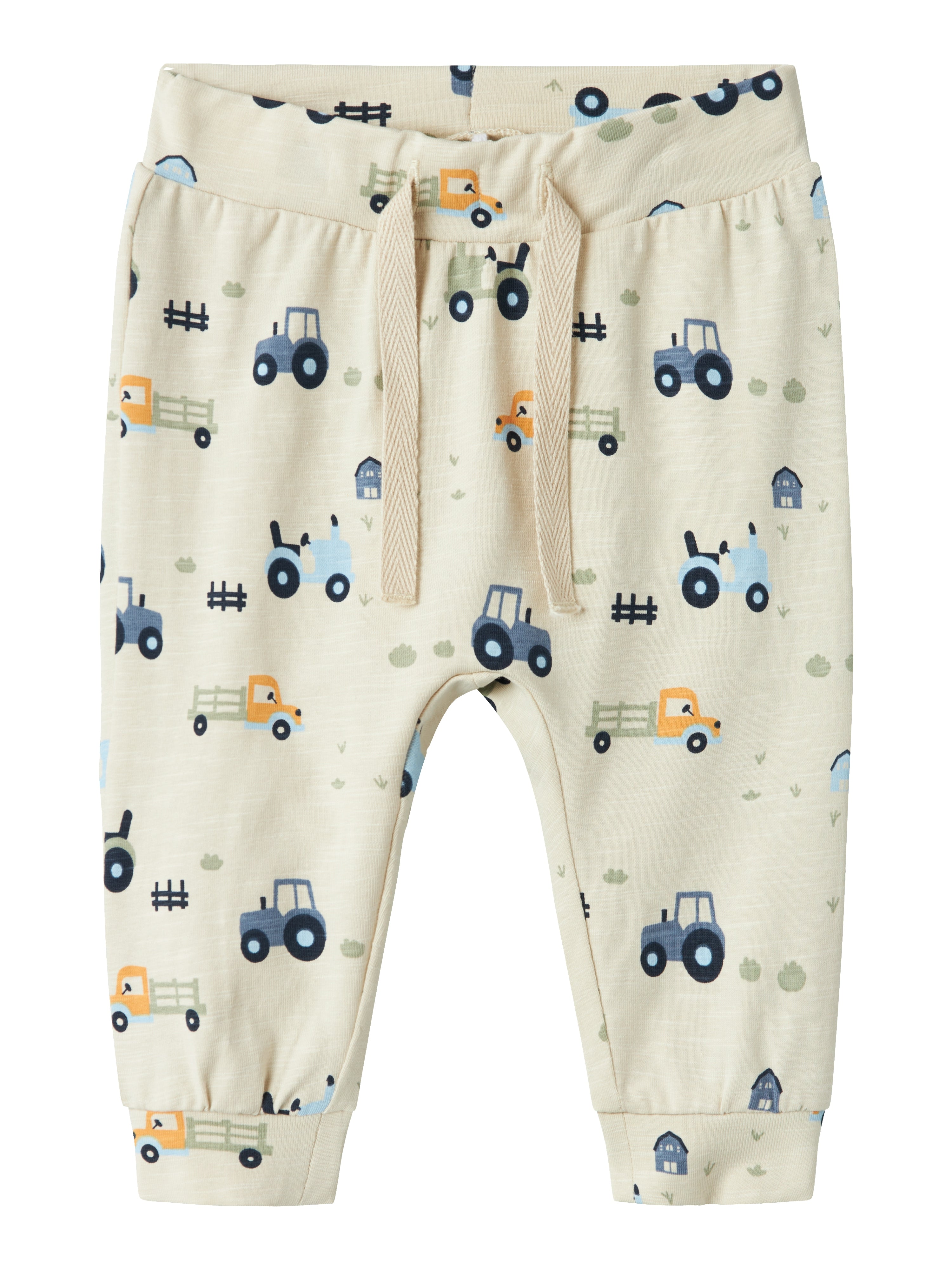 Name It Bassen Bukser – Sommer Sand med Traktorprint
