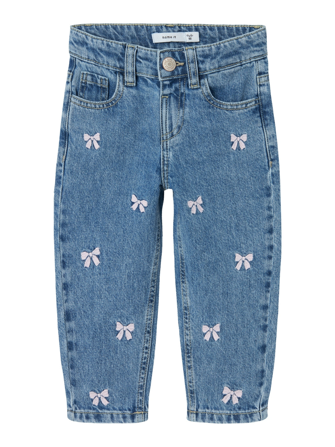Name It Bella Mom Jeans Noos – Mørkeblå Denim Tilbud