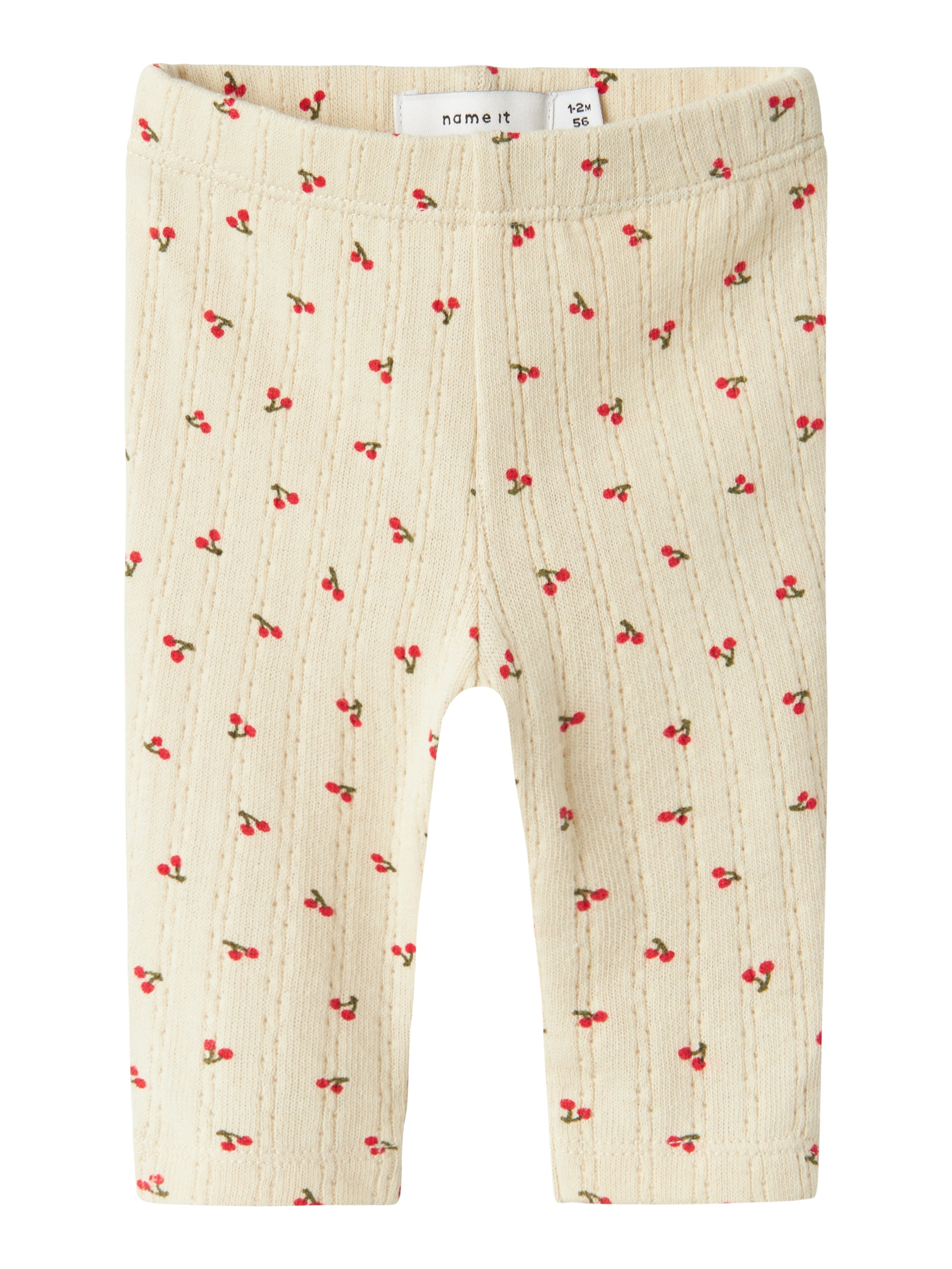 Name It Bilia Leggings med Kirsebærprint i Sommer Sand