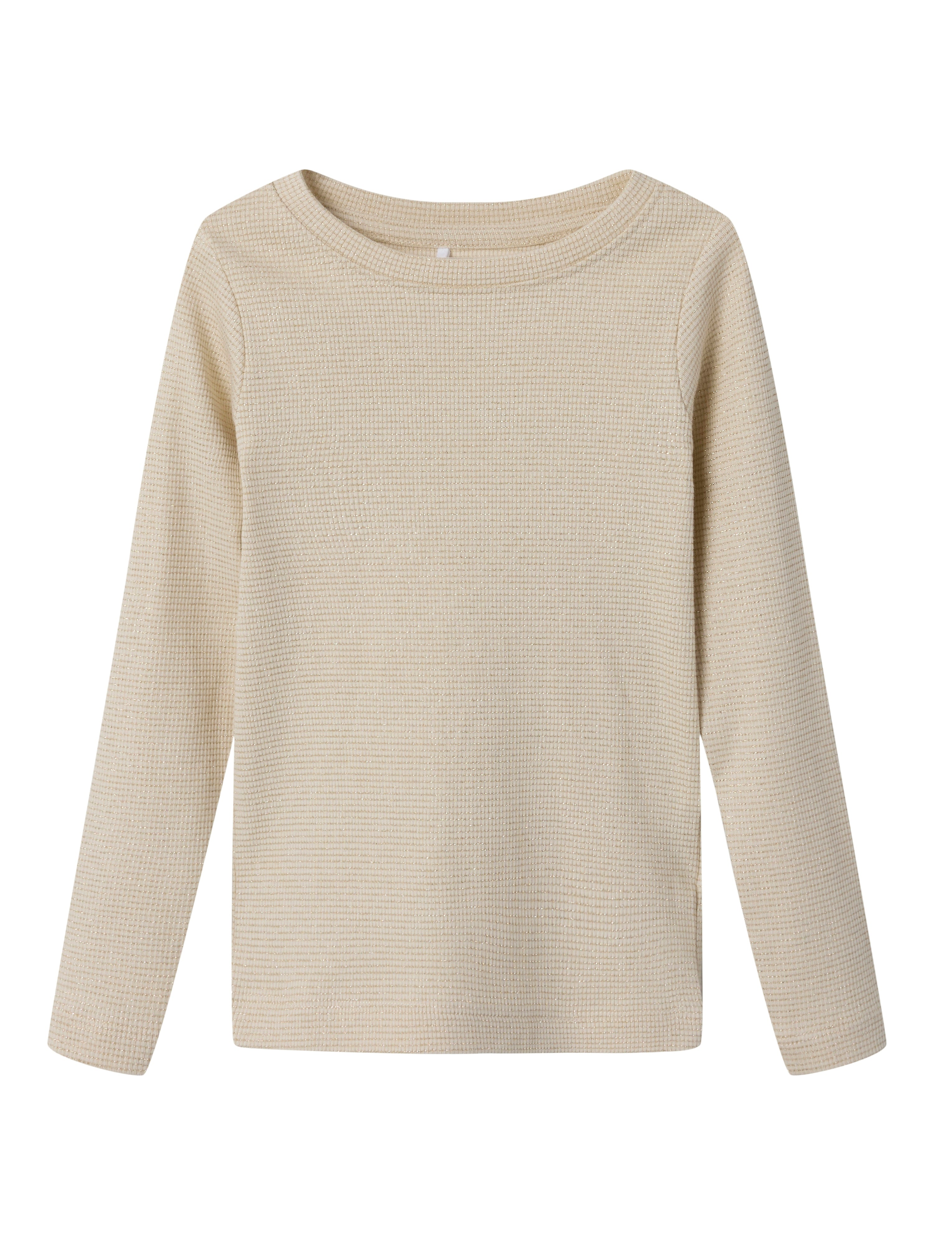 Name It Binnie Top – Elegant Bluse med Guld Detalje