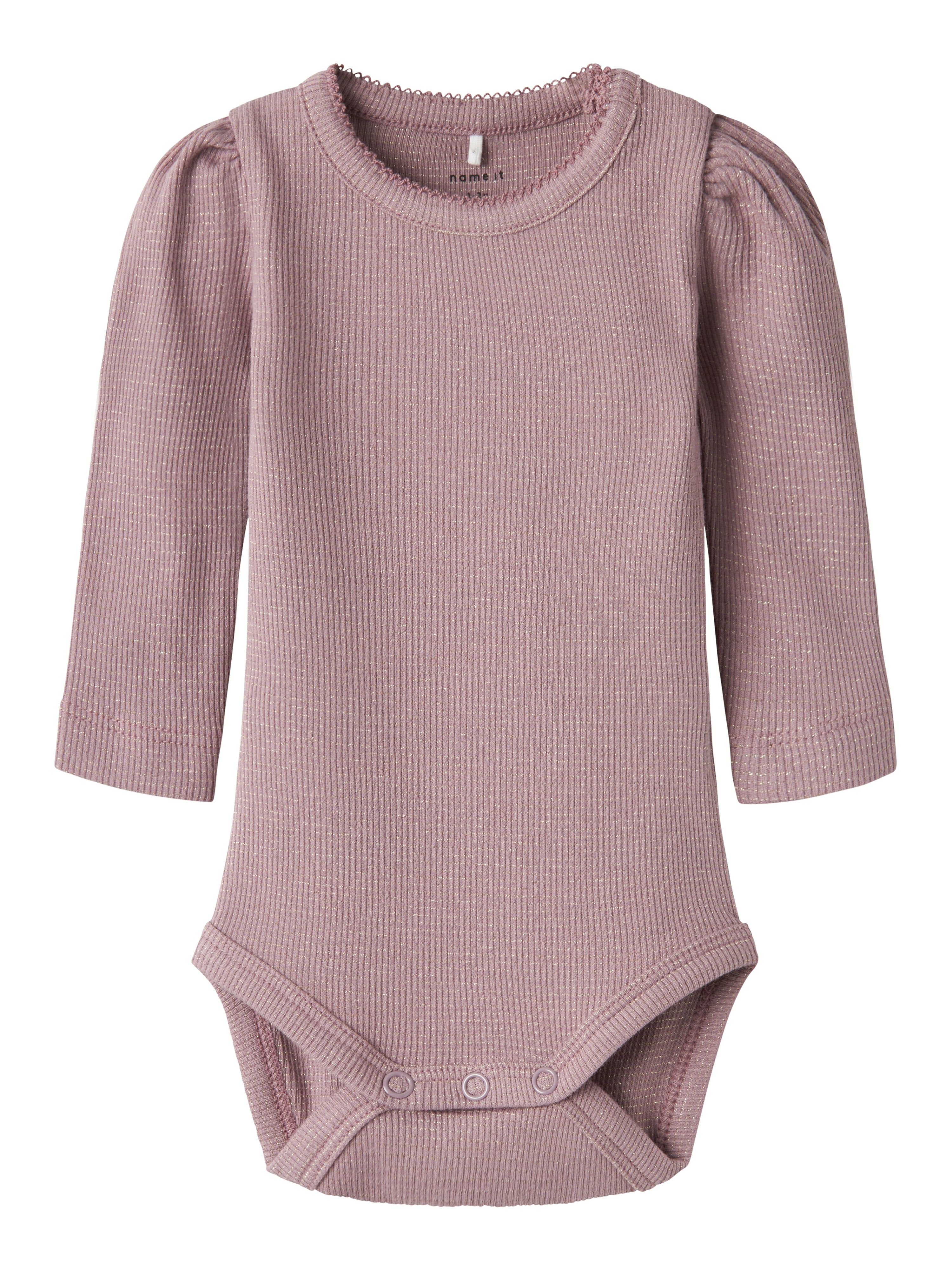 Name It Binnie Body – Elderberry med Guld Detalje
