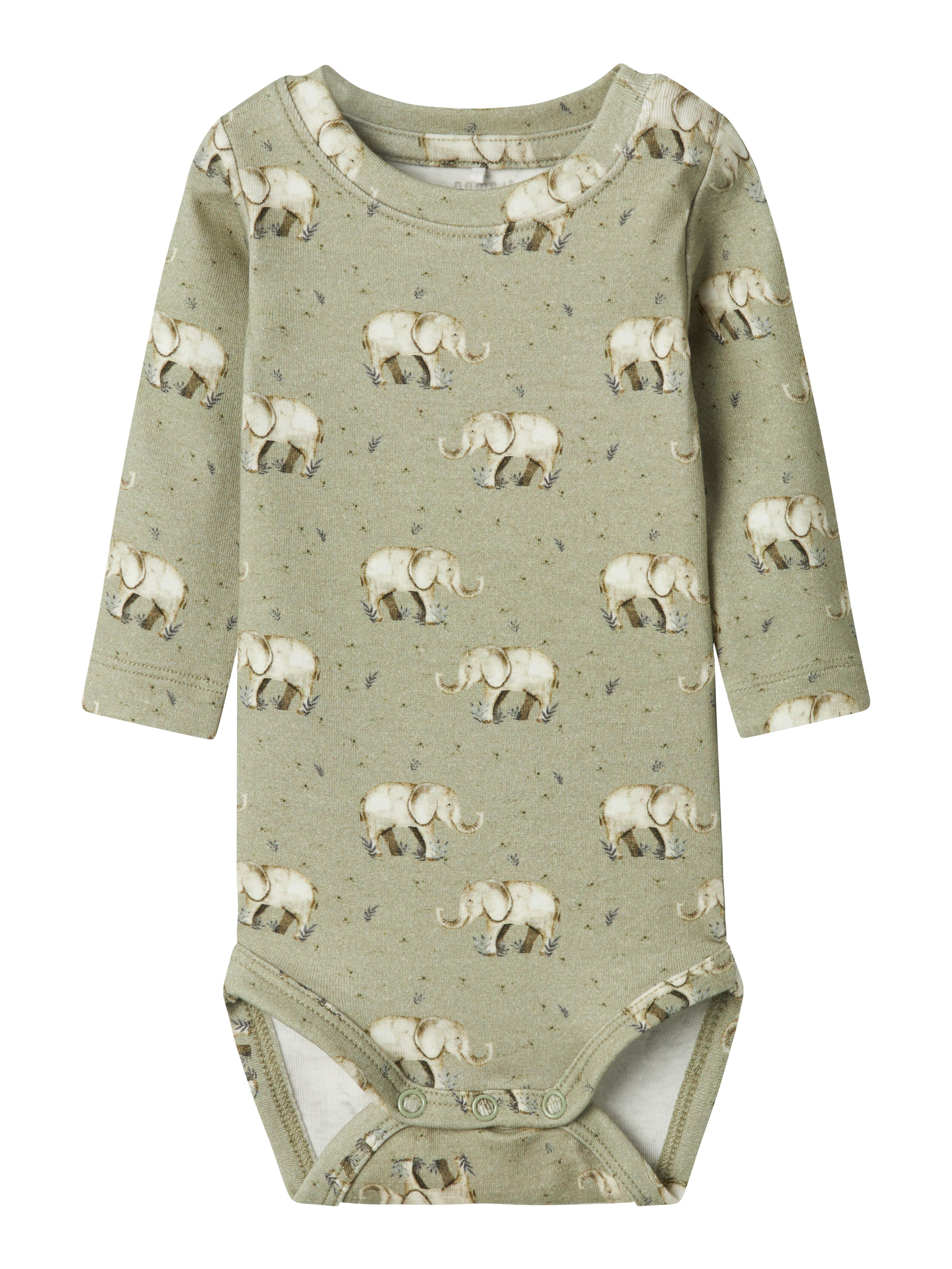 Sød elefantprint body til børn – Must-have fra Name It
