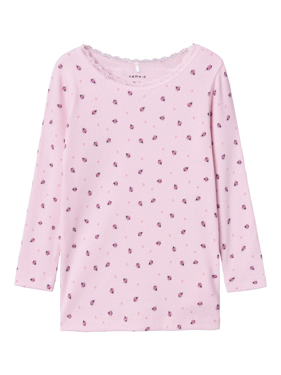 Sød bluse med mariehøner i Parfait Pink - Udsalg!