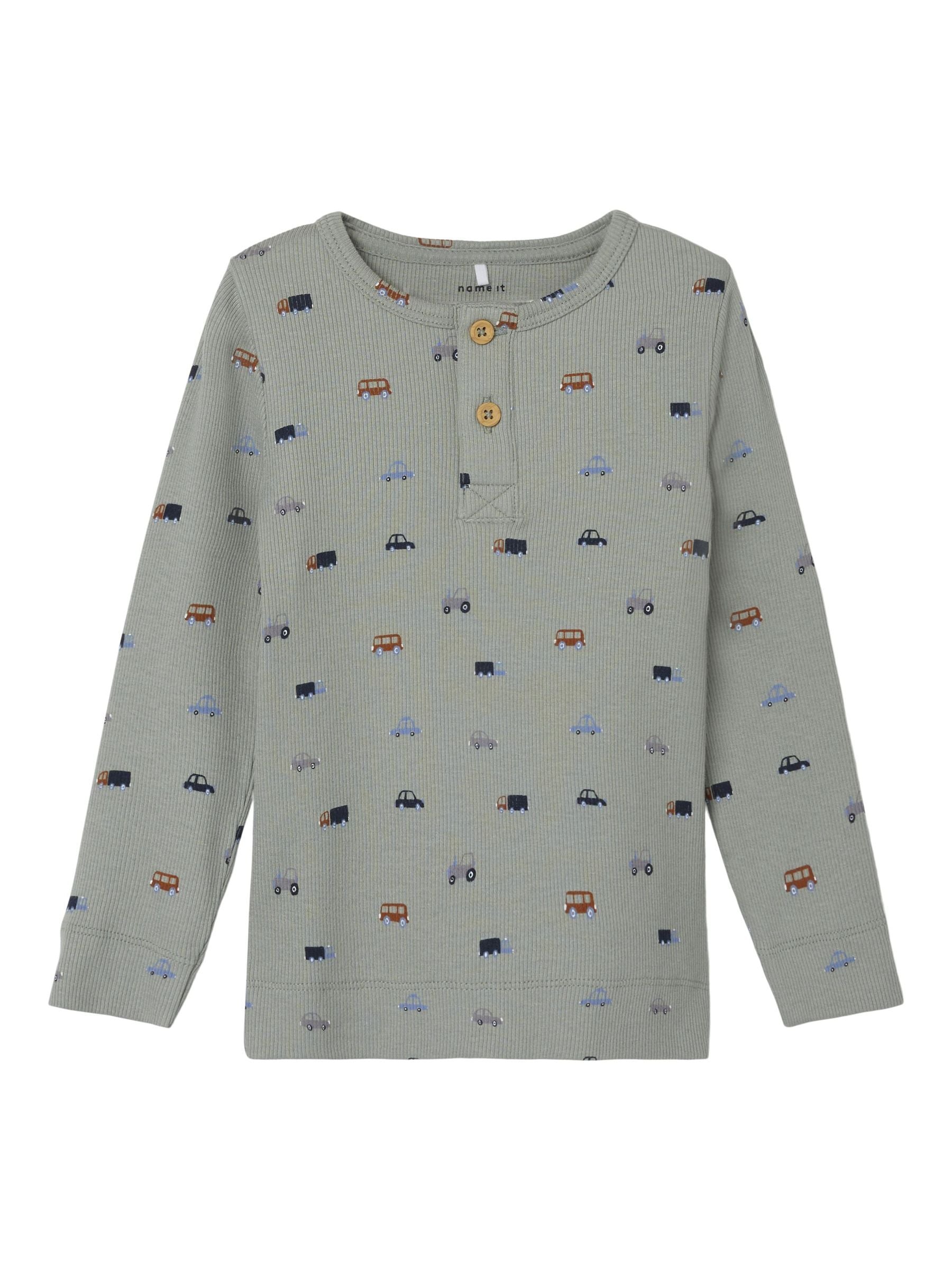 Name It Dabu Bluse til Børn - Farverigt Bilprint