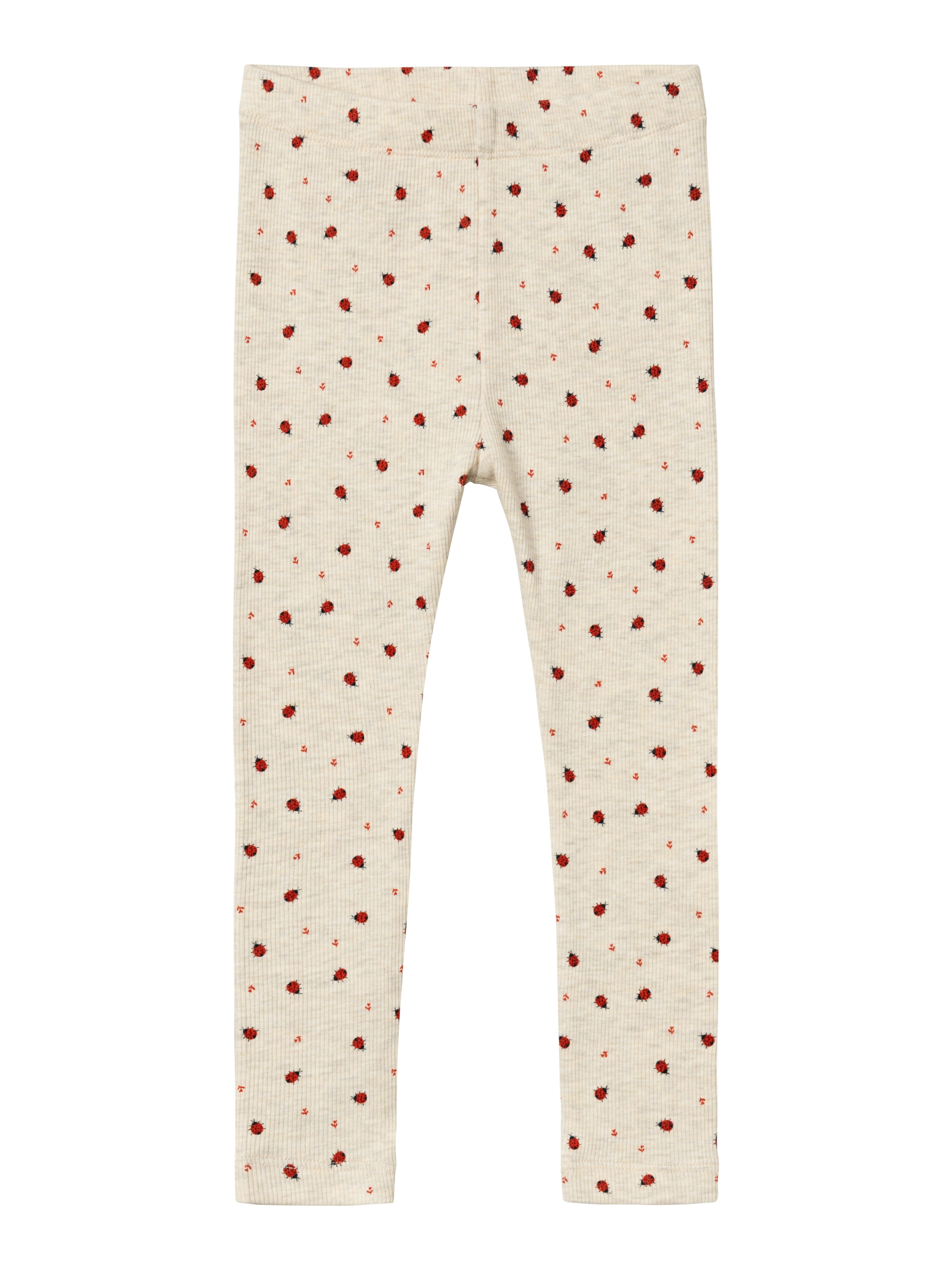 Leggings med mariehøns til børn - Peyote Melange tilbud!