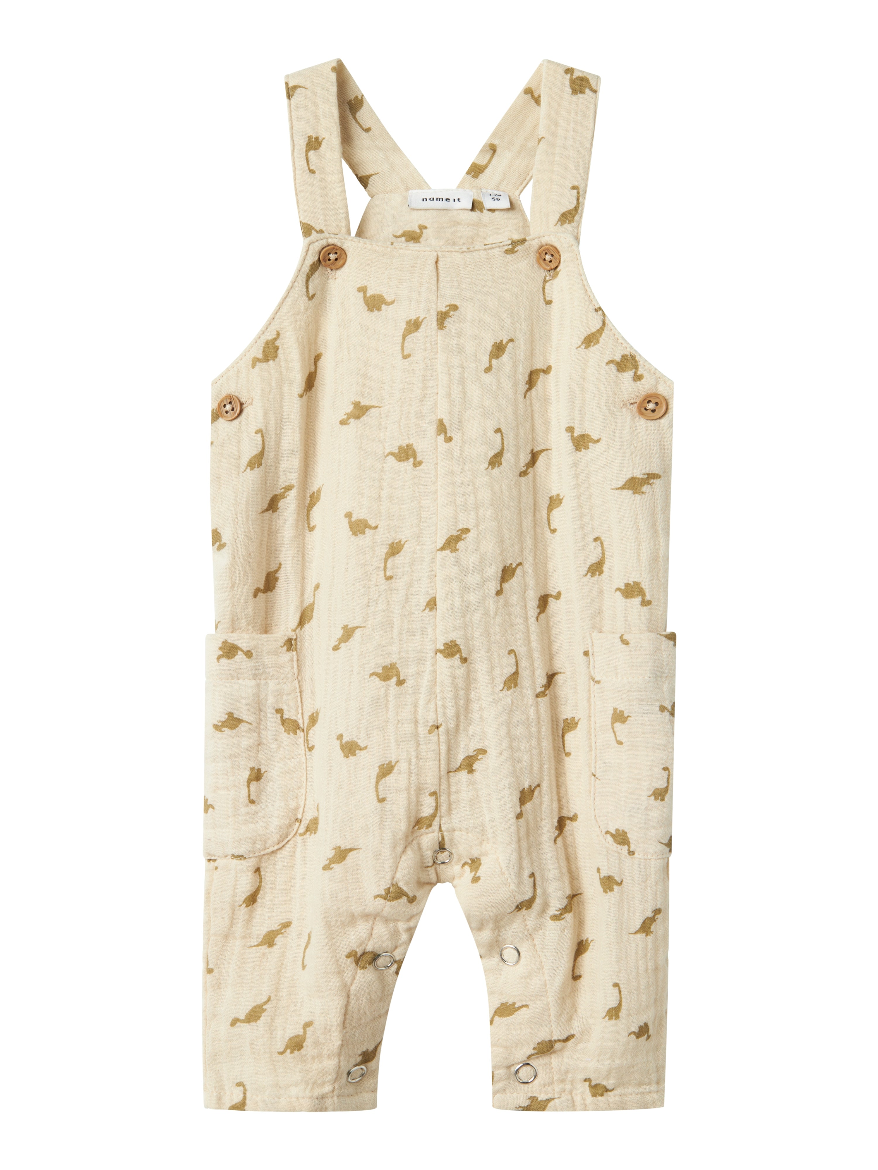 Name It Deove Dinosaur Overall – Økologisk Leg og Komfort