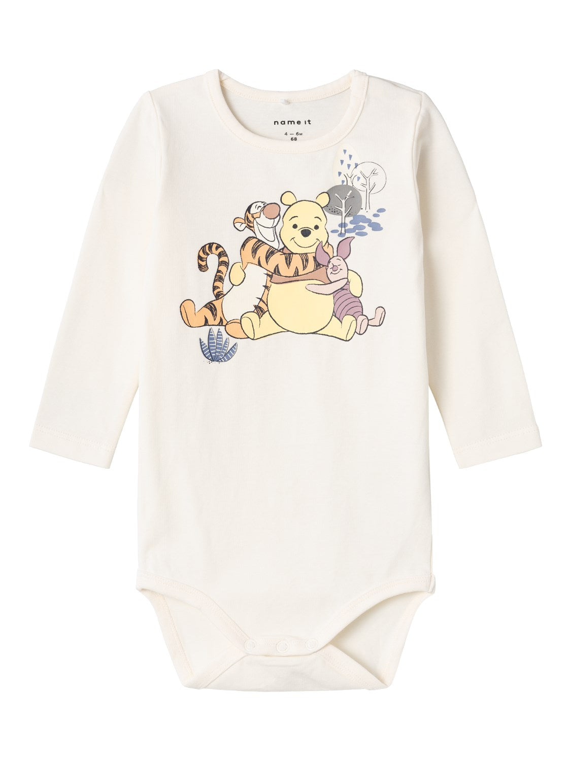 Luksuriøs Cashmere Baby Body med Peter Plys Design