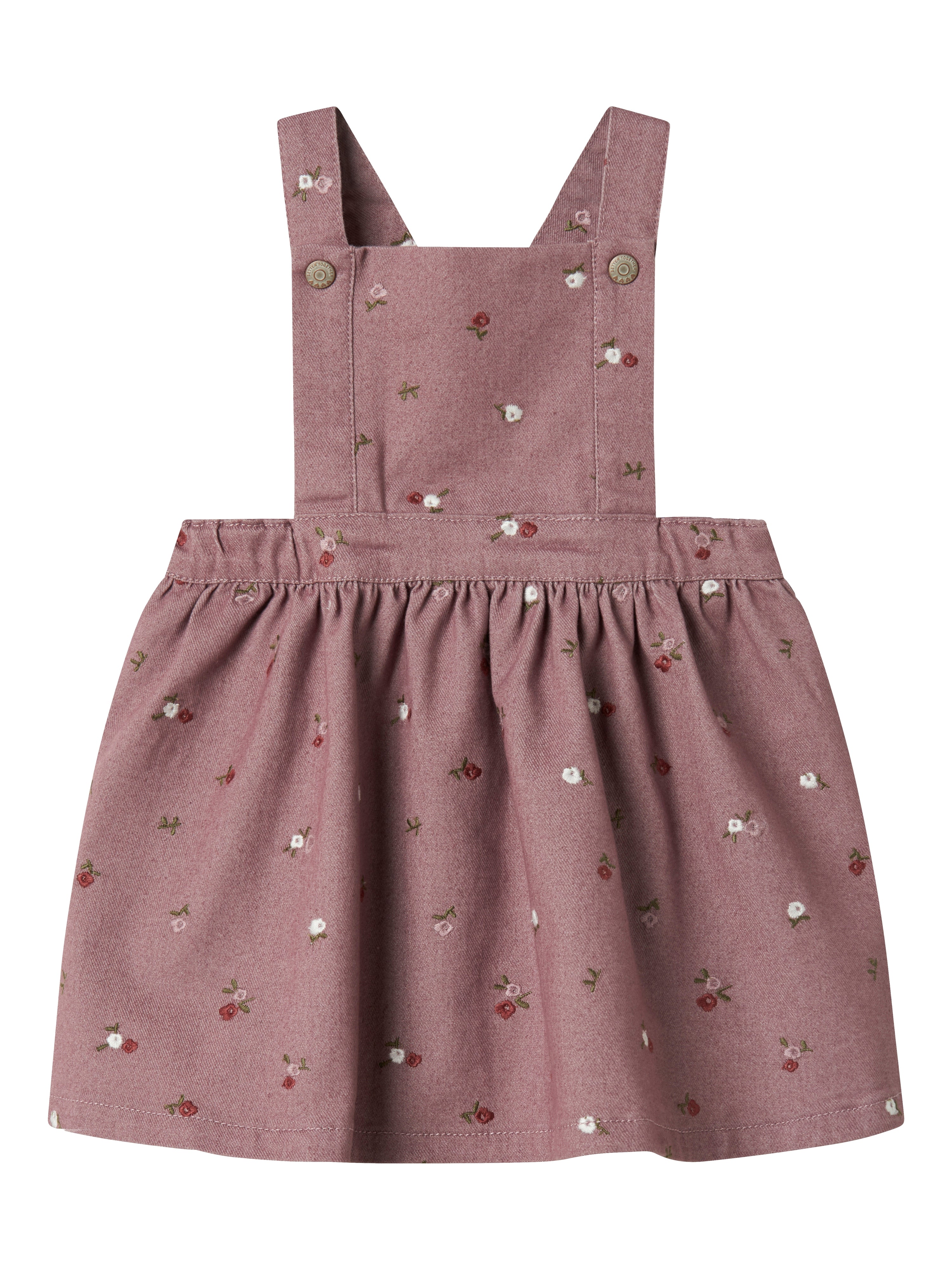 Name It Elin Spencer Kjole - Blomster i Elderberry Tilbud!
