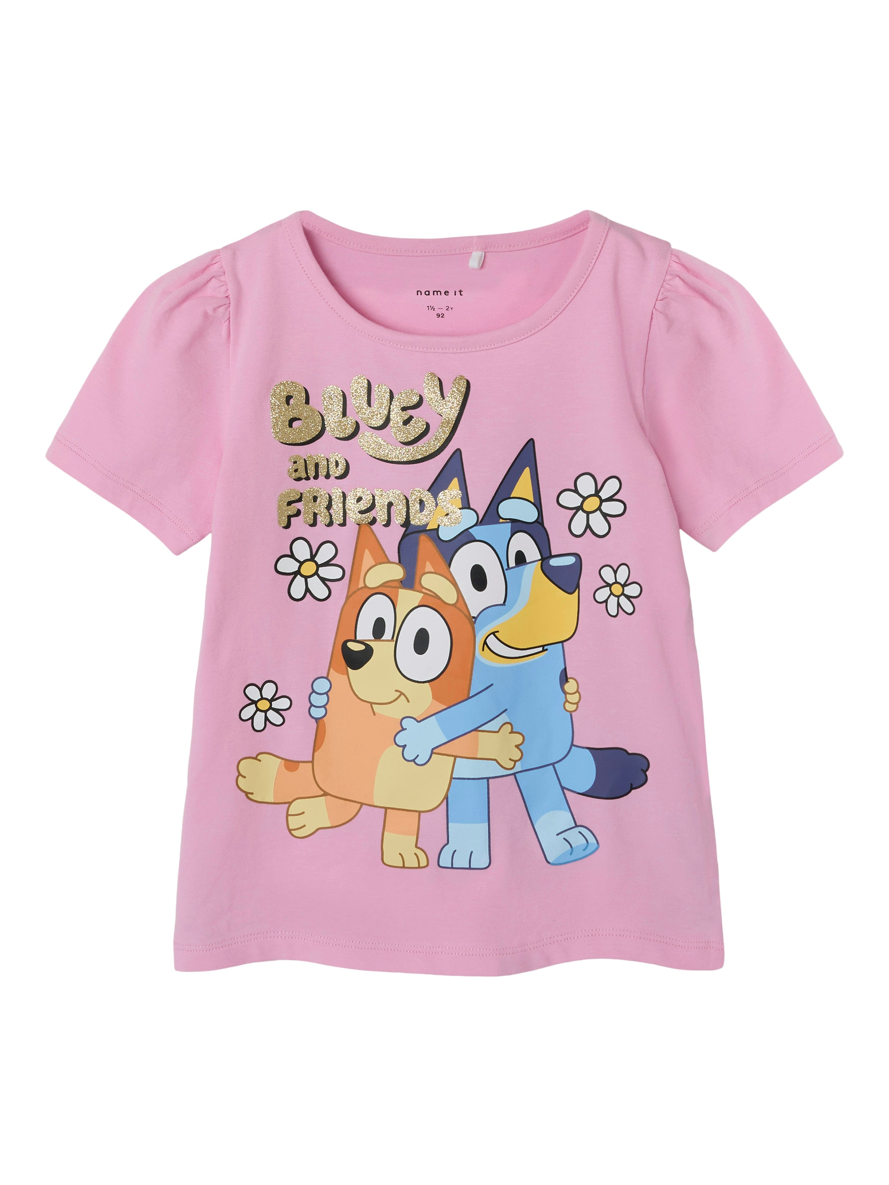 Name It Fara T-shirt – Pink Frosting med Bluey Print