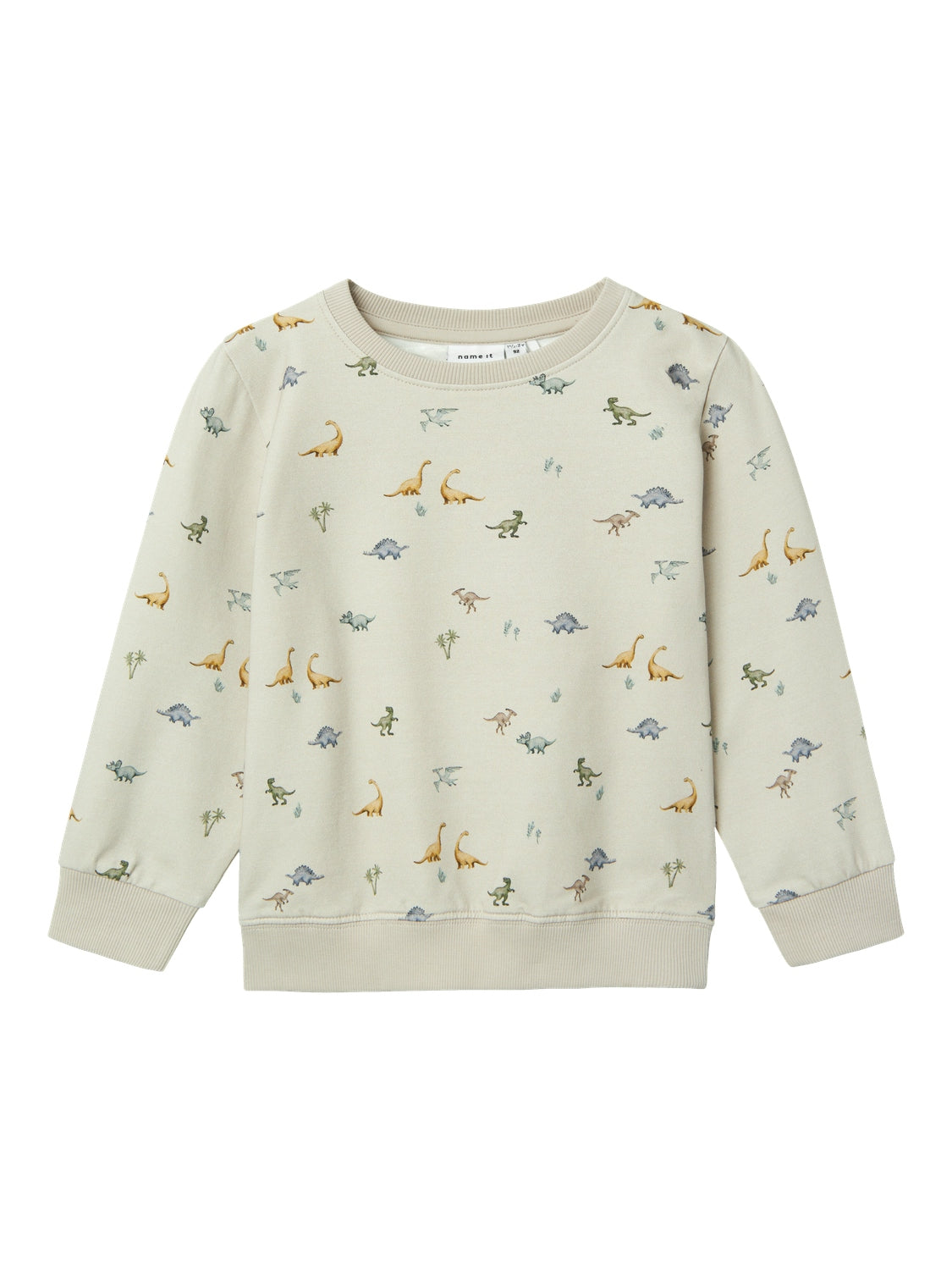 Farverig Dino Sweatshirt til Børn - Perfekt til Dinosaurfans!