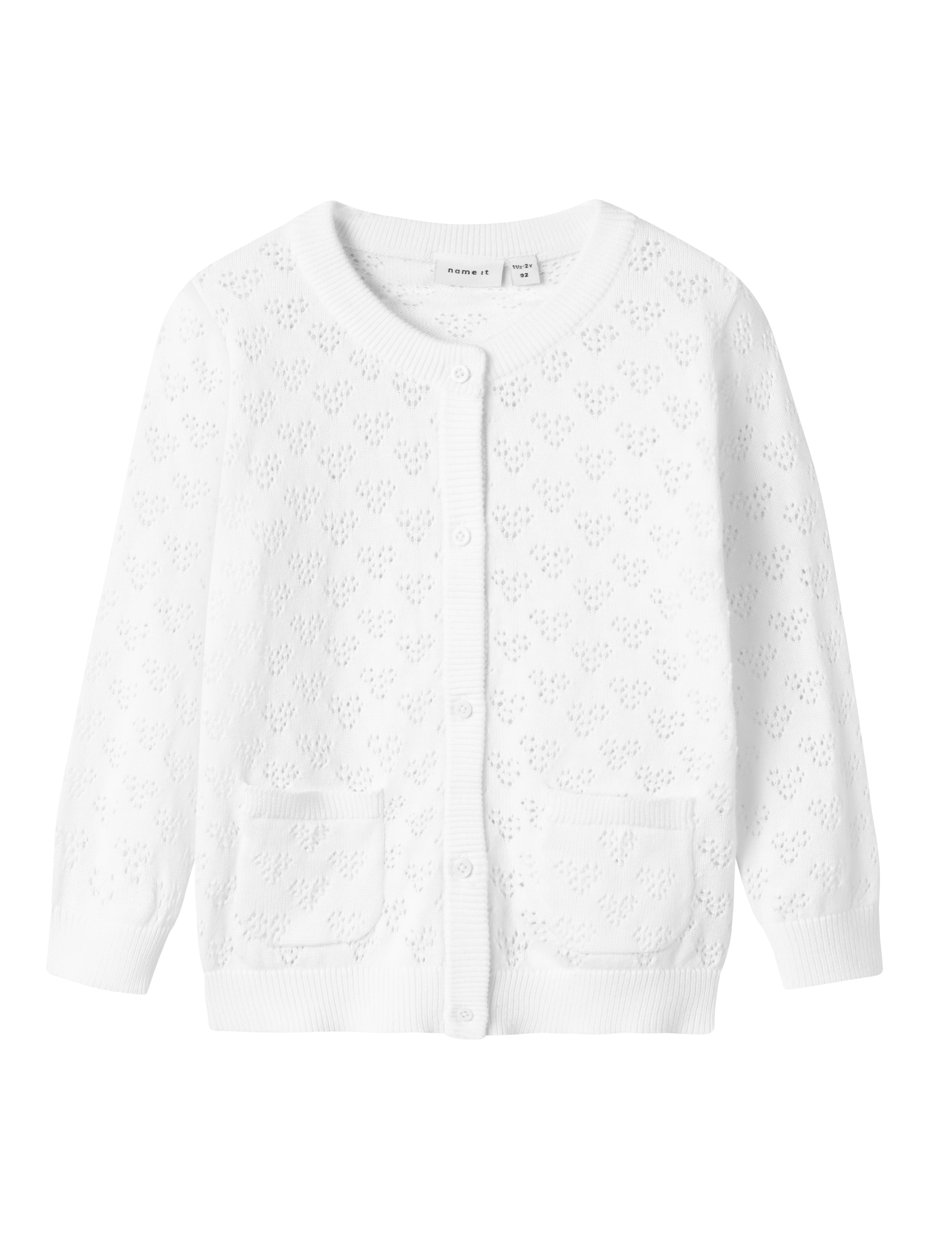 Name It Felotte Strik Cardigan – Hvid – Fantastisk Tilbud!