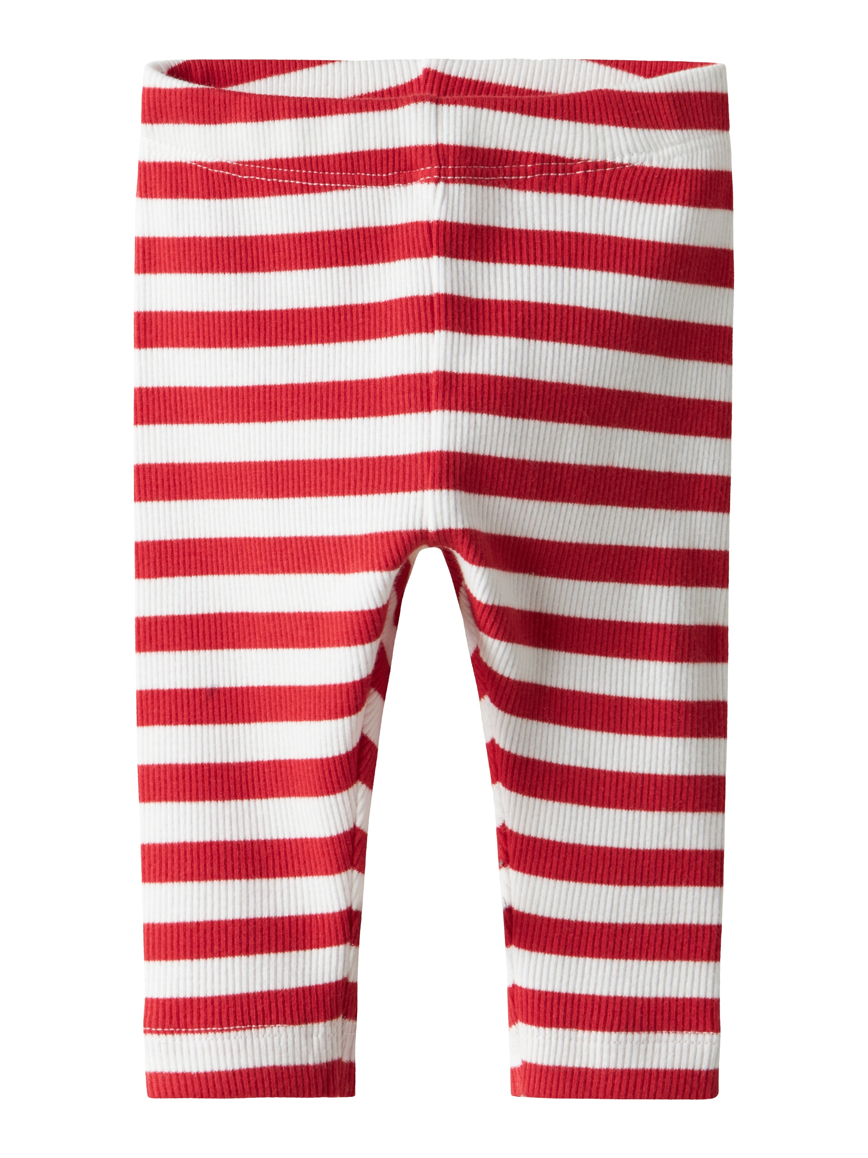 Name It Folisa Leggings – Lys Hvid & Kinesisk Rød Tilbud