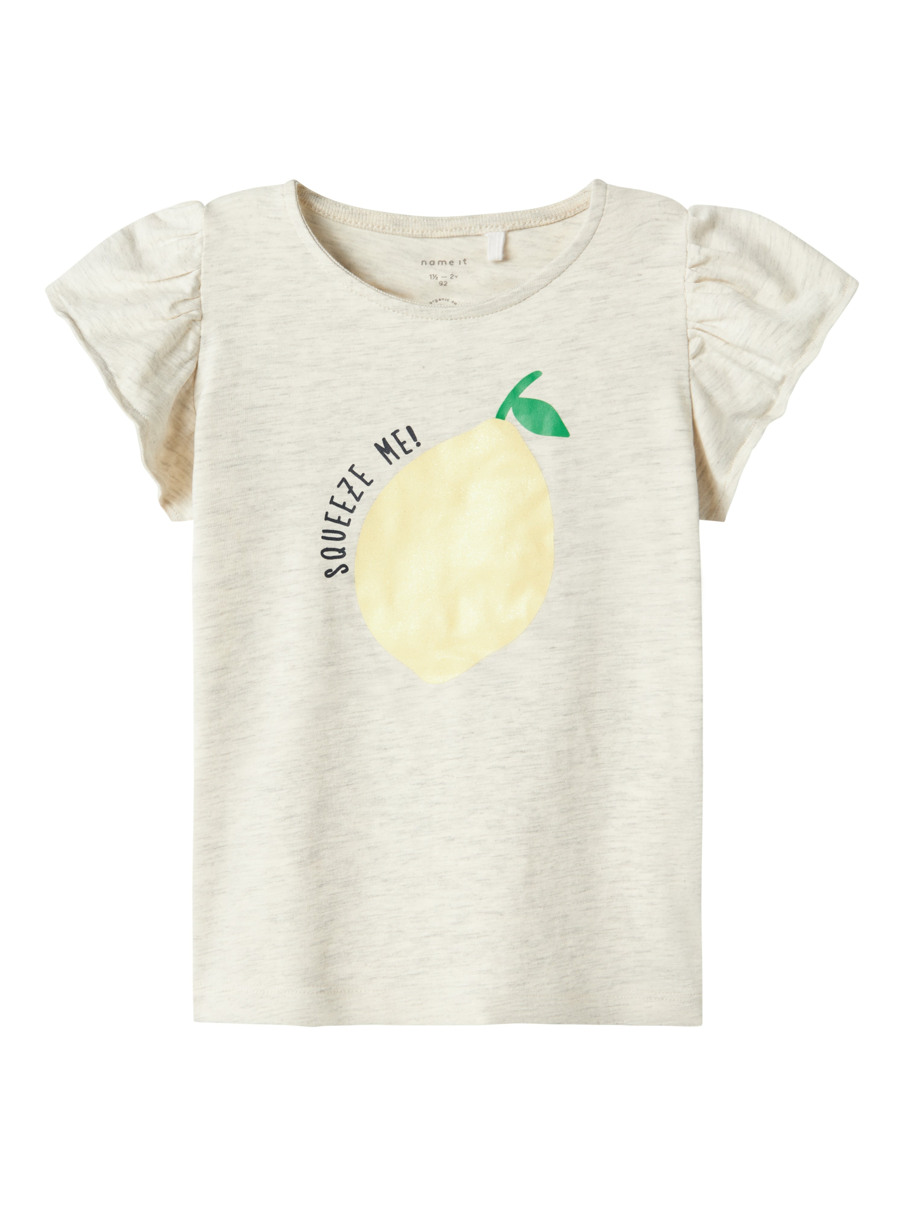 Folly Glitter T-shirt med SQUEEZE ME - Peyote Melange