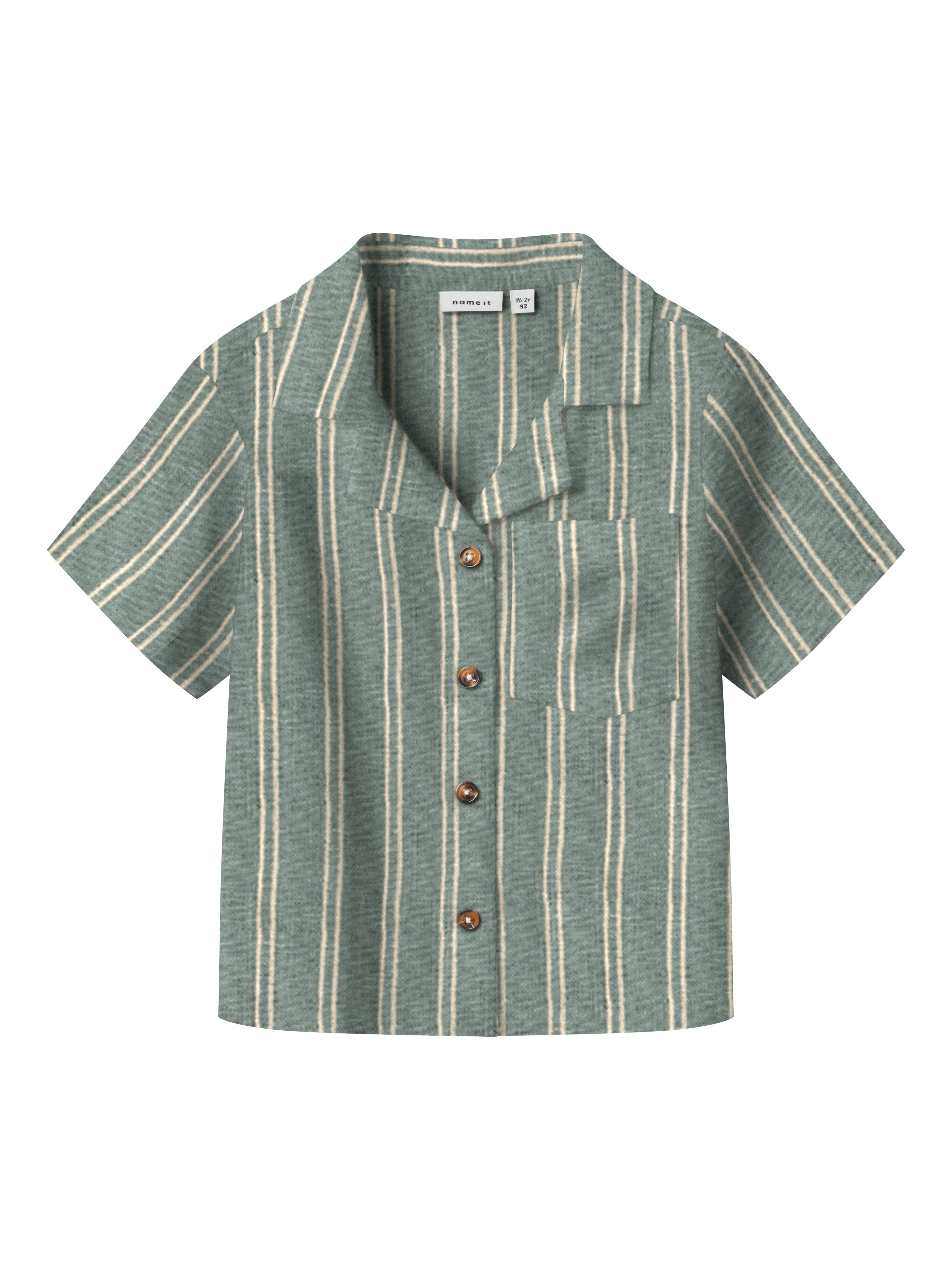 Name It Halom Skjorte – Lys Grå Sommerlook på Udsalg!