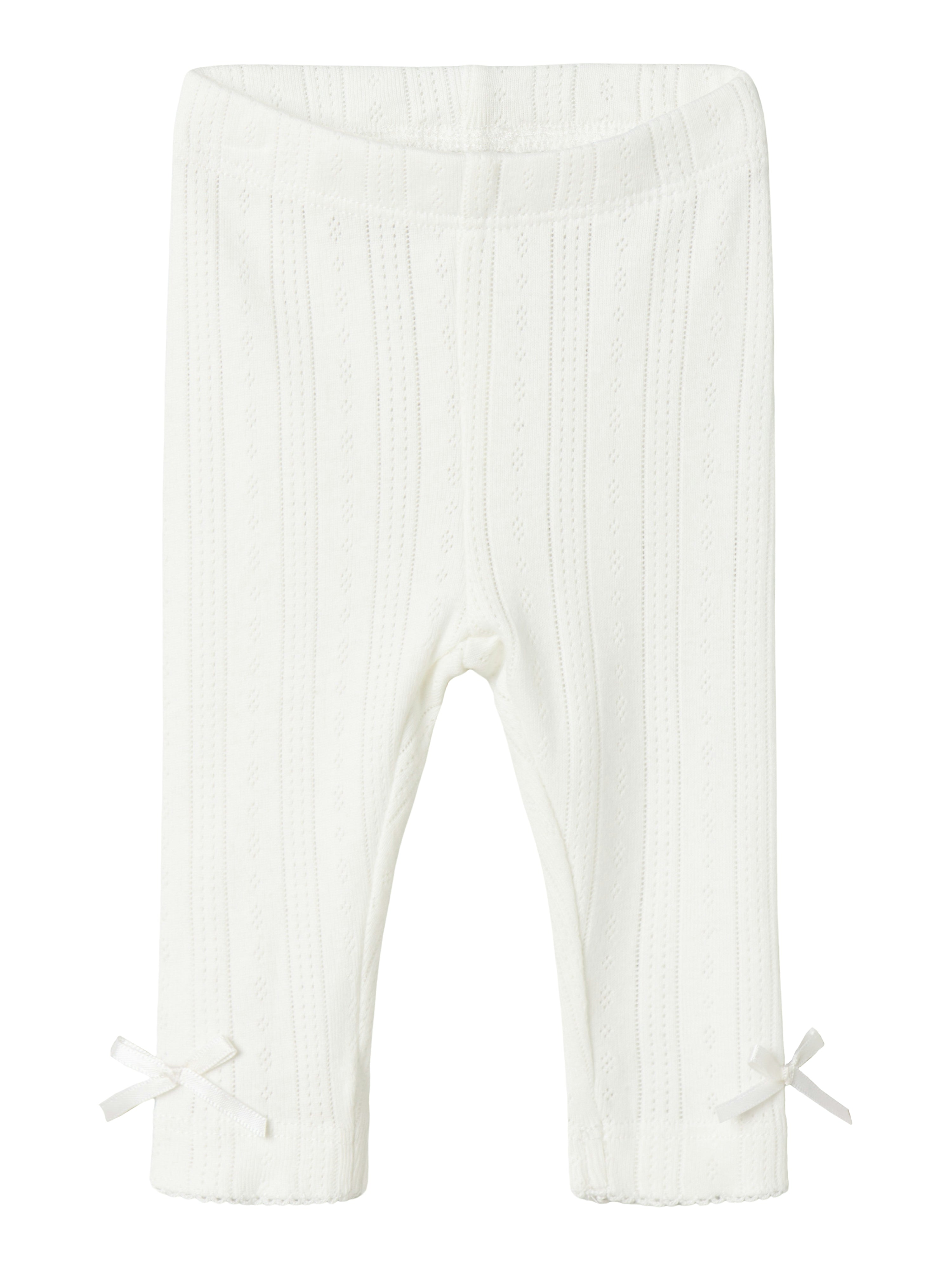 Name It Happy Leggings - Cloud Dancer - Søde og Bløde