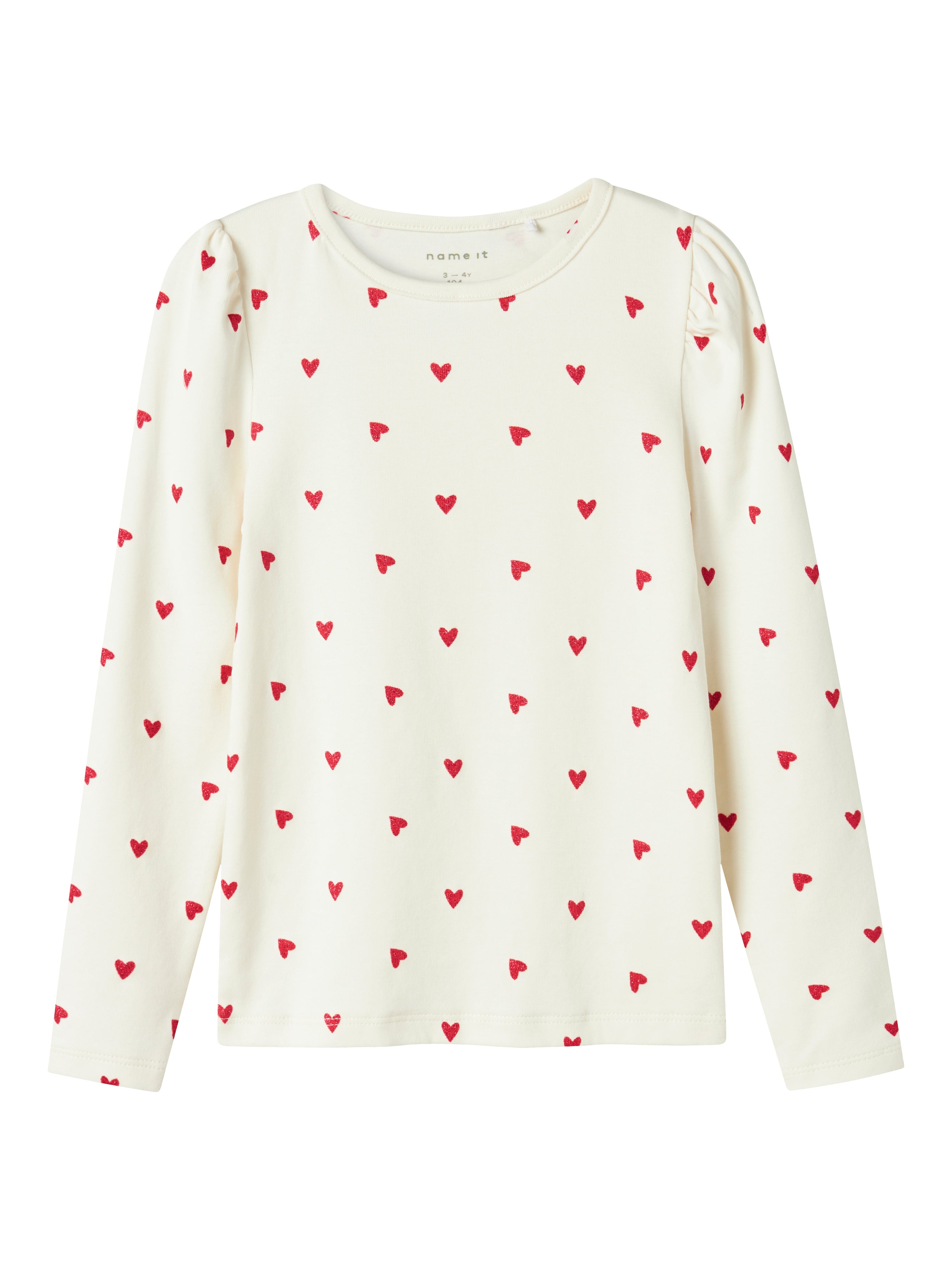 Name It Hjerte Bluse - Festlig Mode til Mini Piger