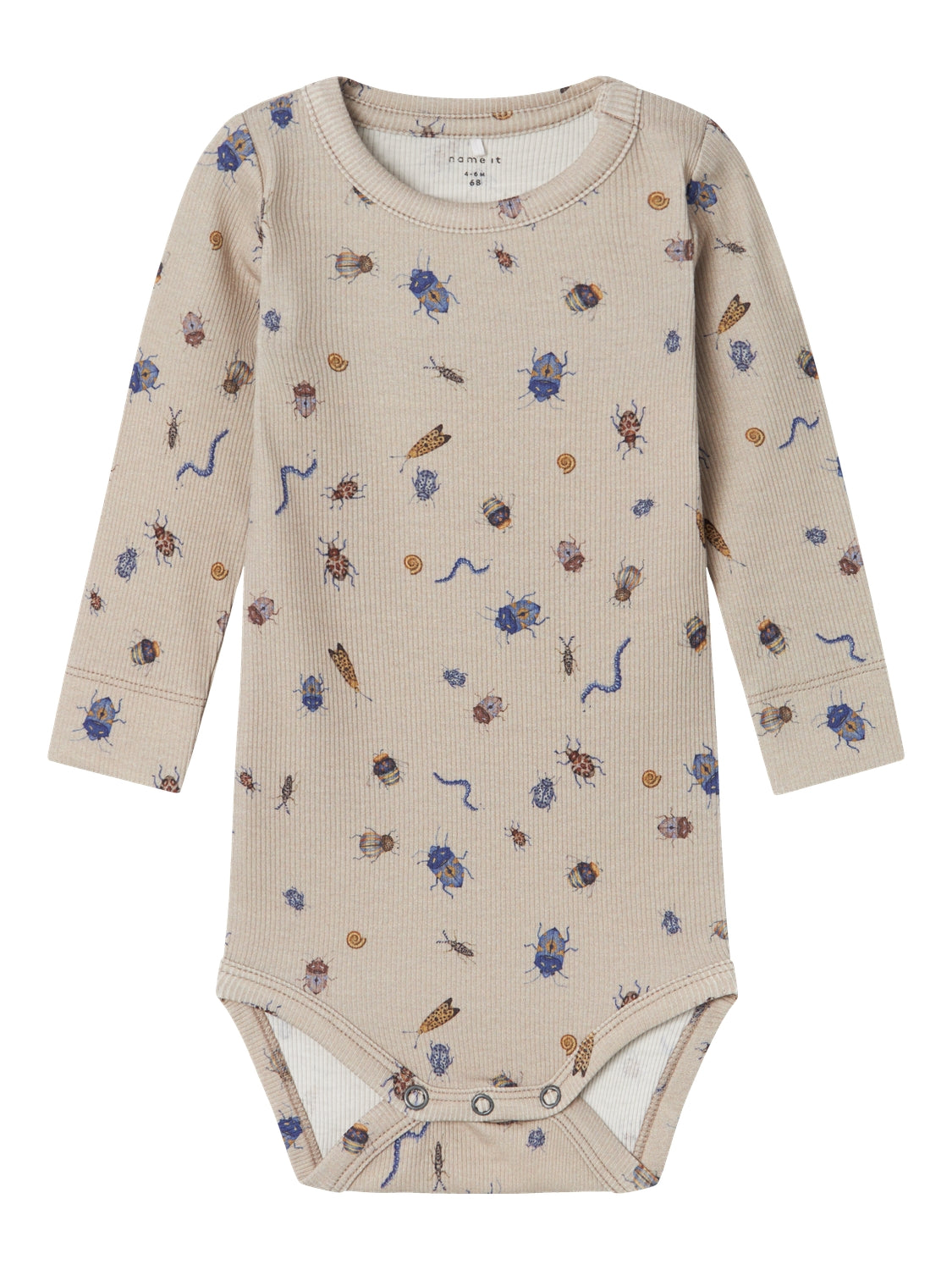 Luksuriøs Cashmere Baby Body med Insektprint Design