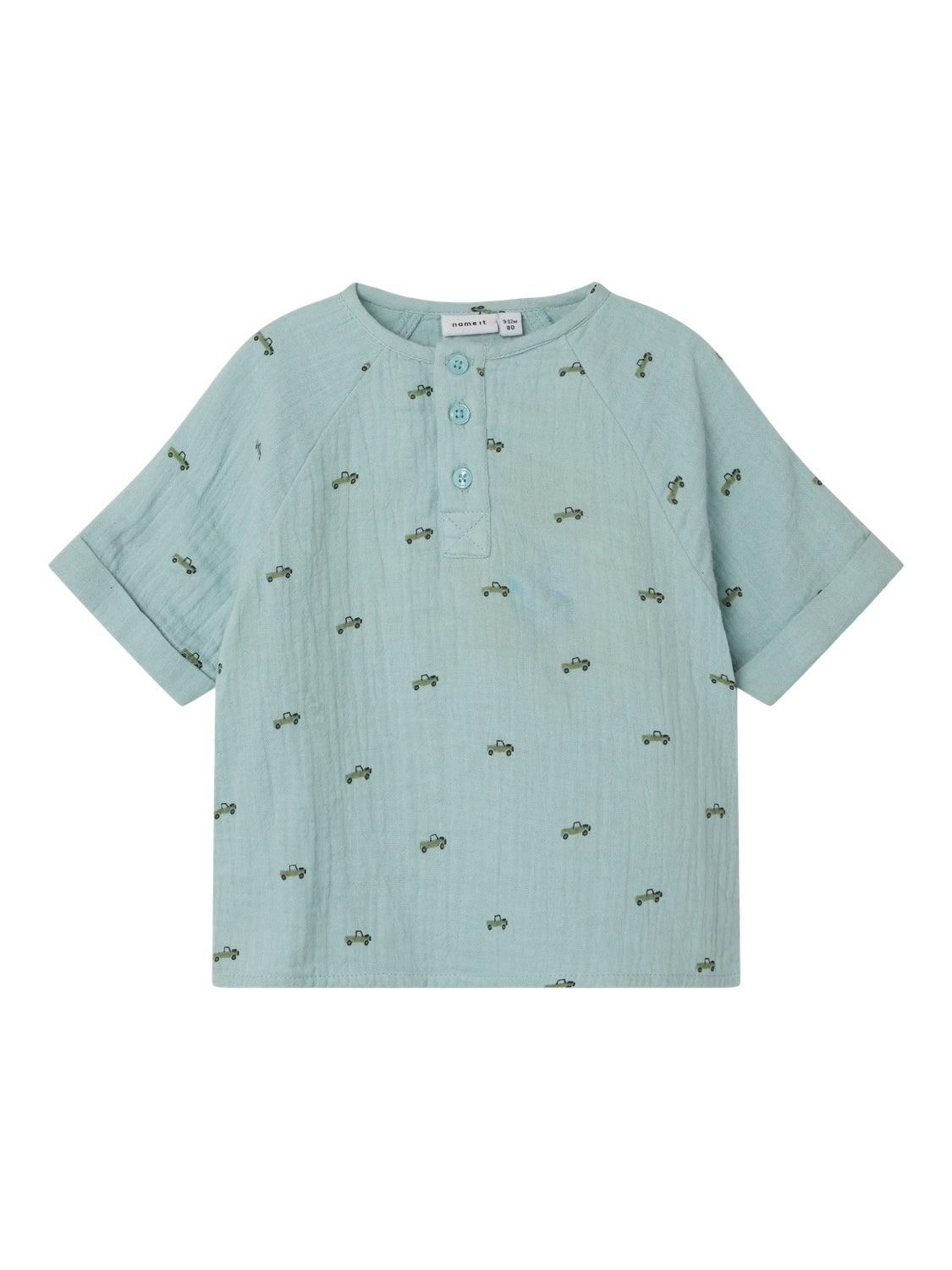 Name It Hinkian Skjorte – Grå Mist – Sommerlook til Børn
