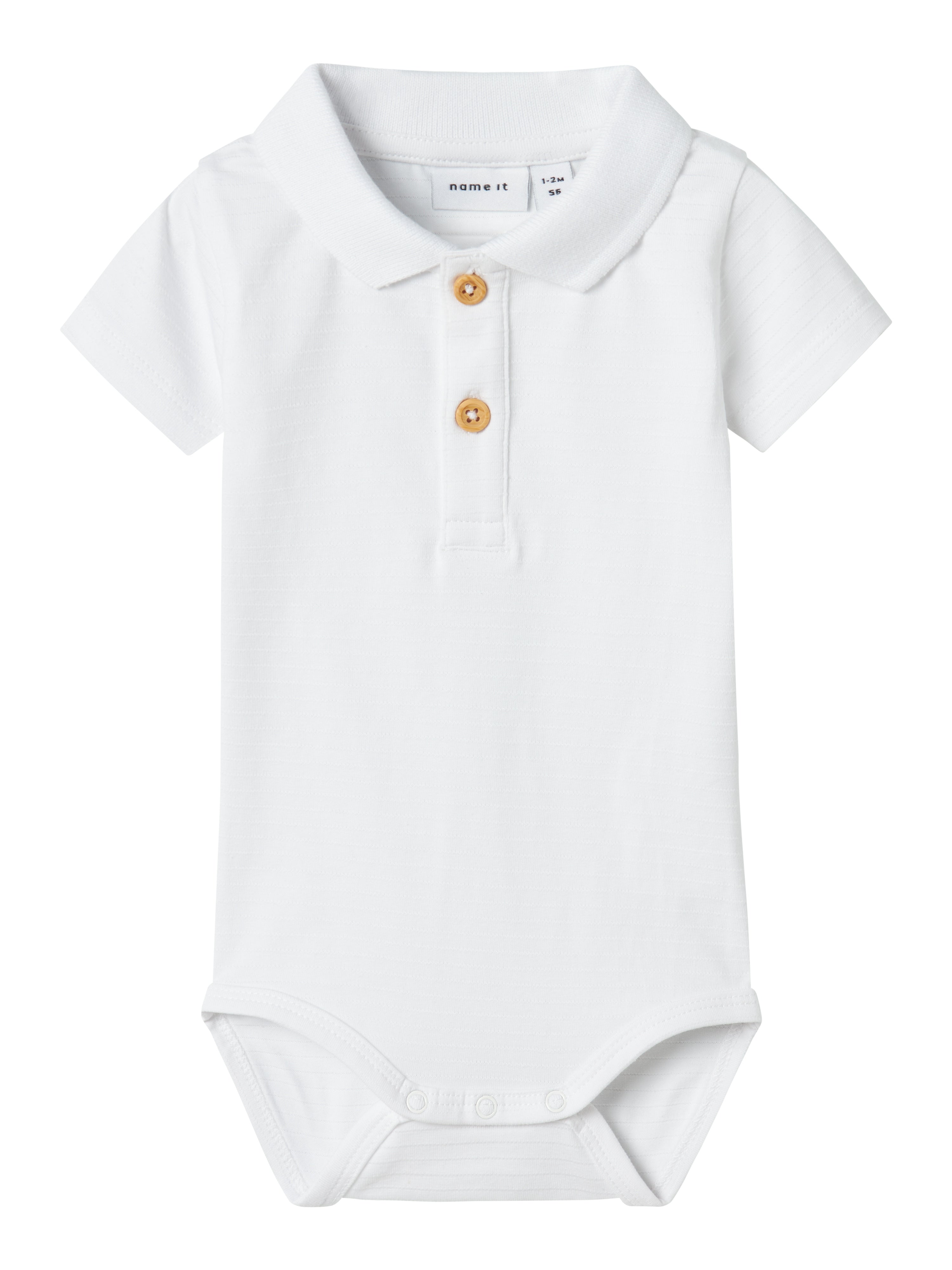 Name It Hofman Body - Lys Hvid - Elegant Polo Design