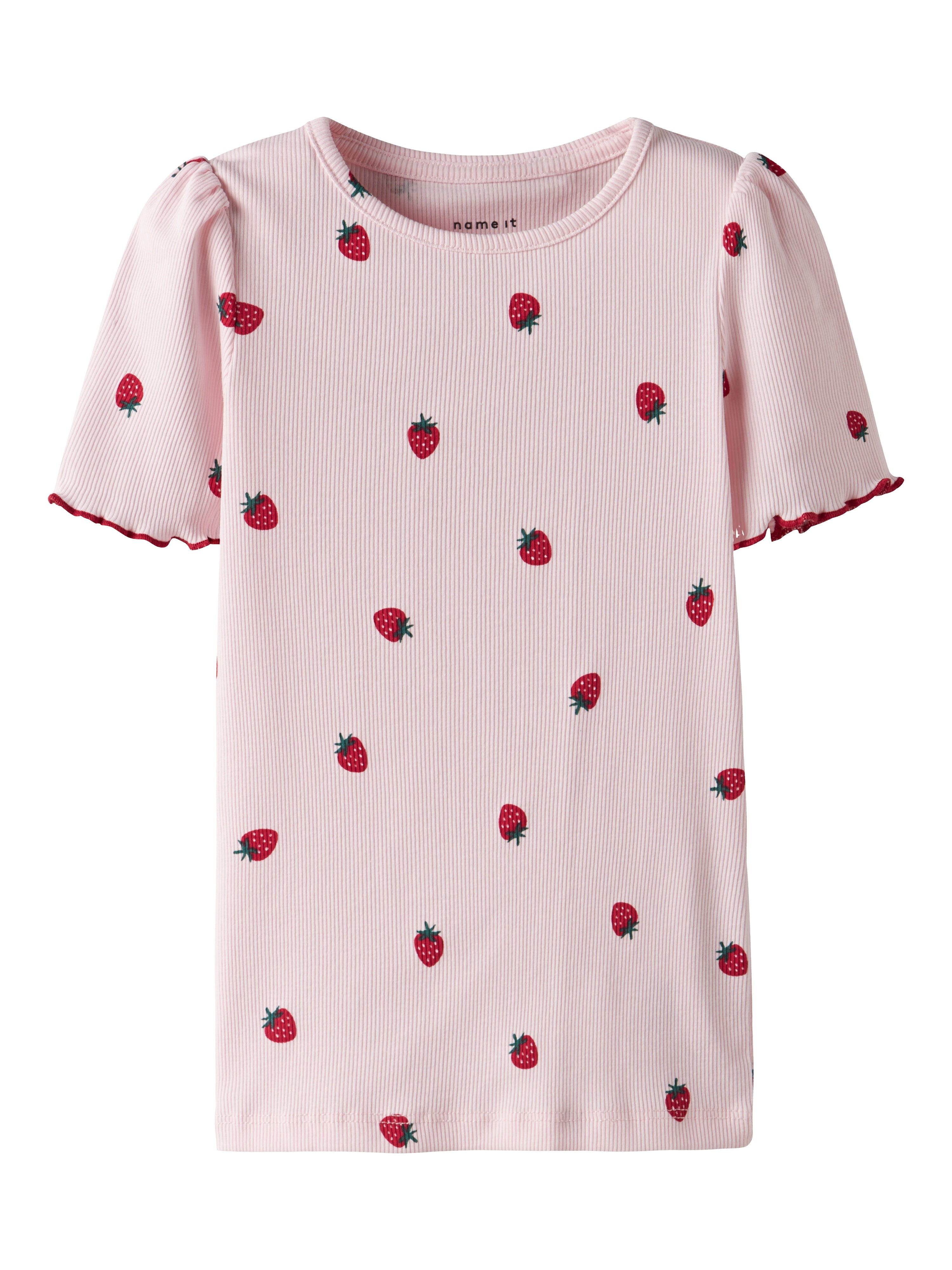 Name It Jillie Top med Jordbærprint – Sommerens Must-Have