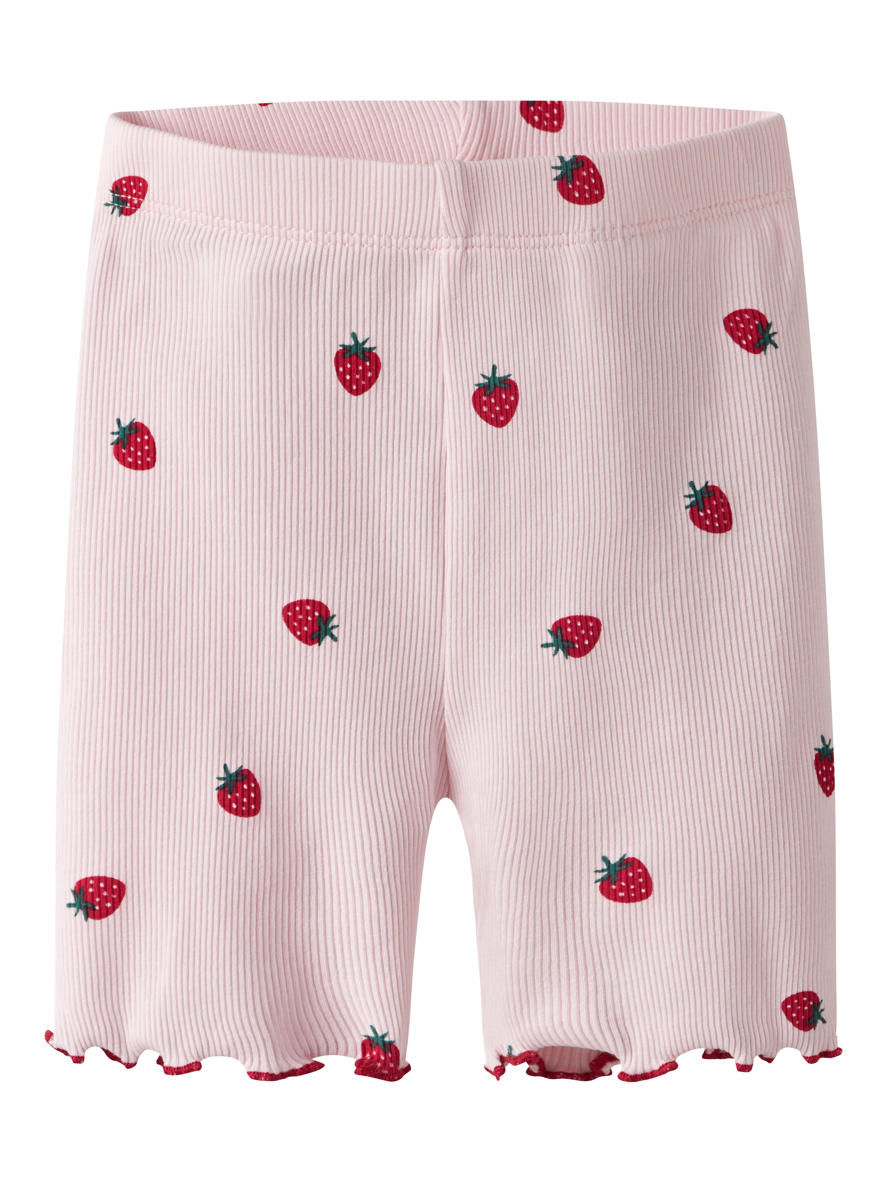 Name It Jillie Slim Biker Shorts - Søde Jordbær til Sommeren