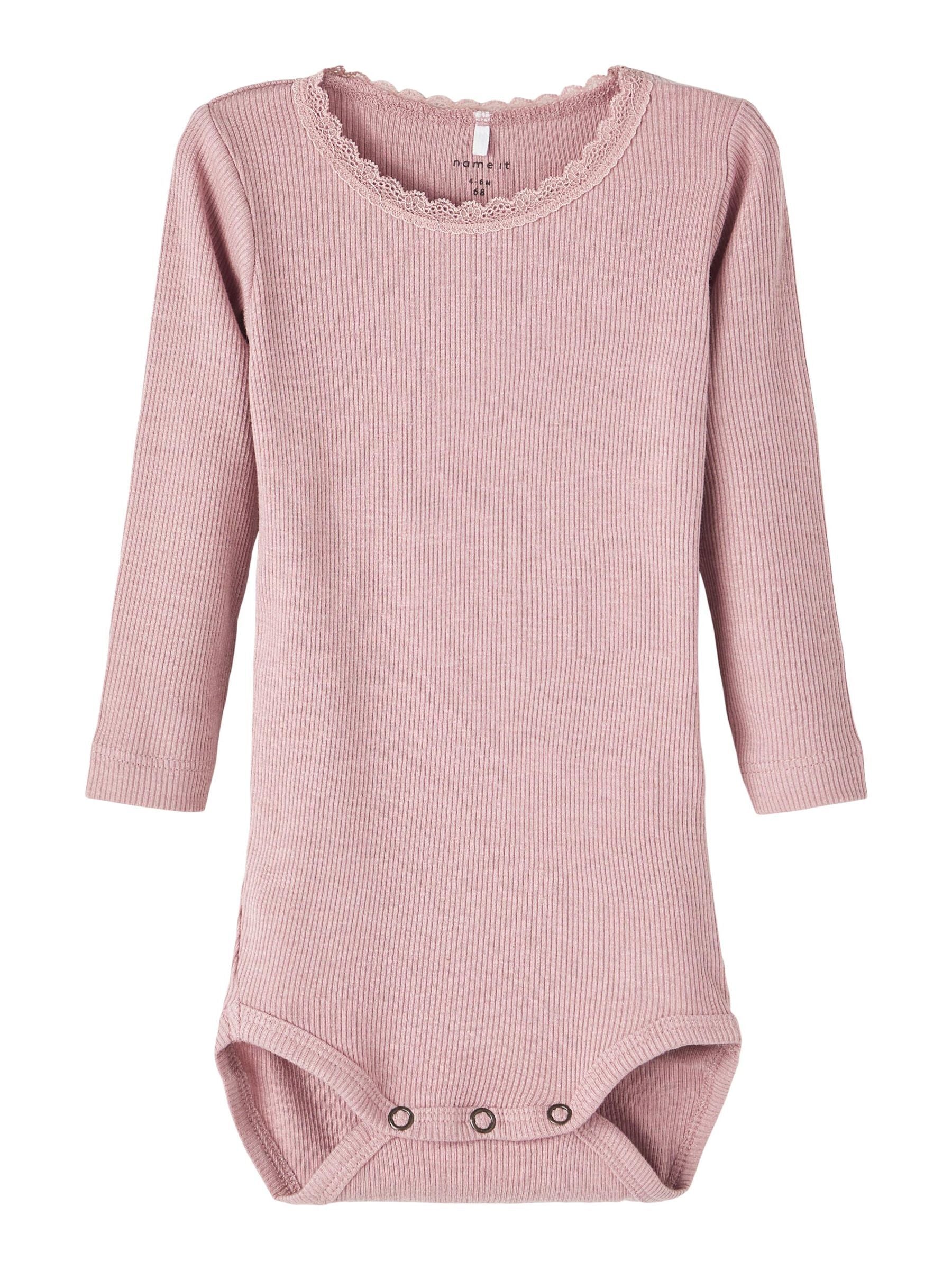 Elegant Bodystocking i Deauville Mauve fra Name It