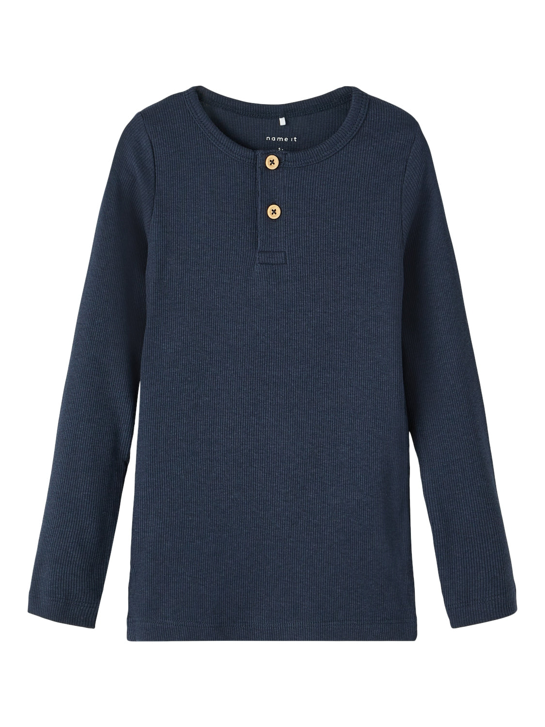 Name It Kab Langærmet Bluse – Mørk Safir til Børn