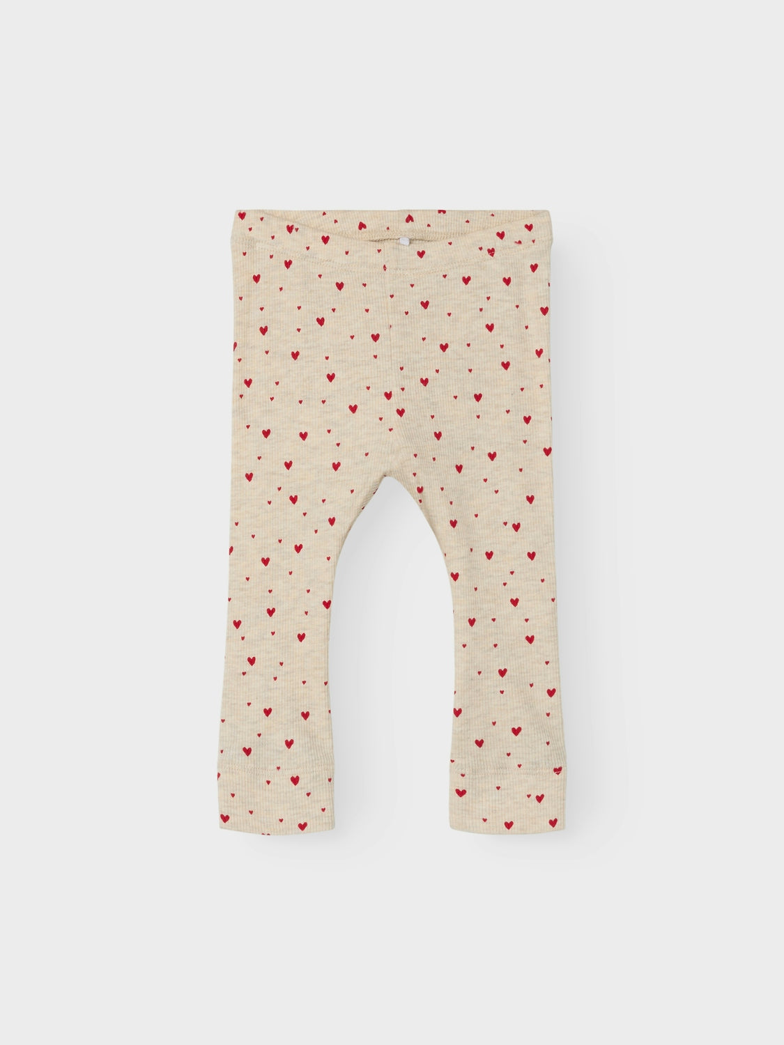 Kitta Leggings med Hjerter – Peyote Melange til Børn