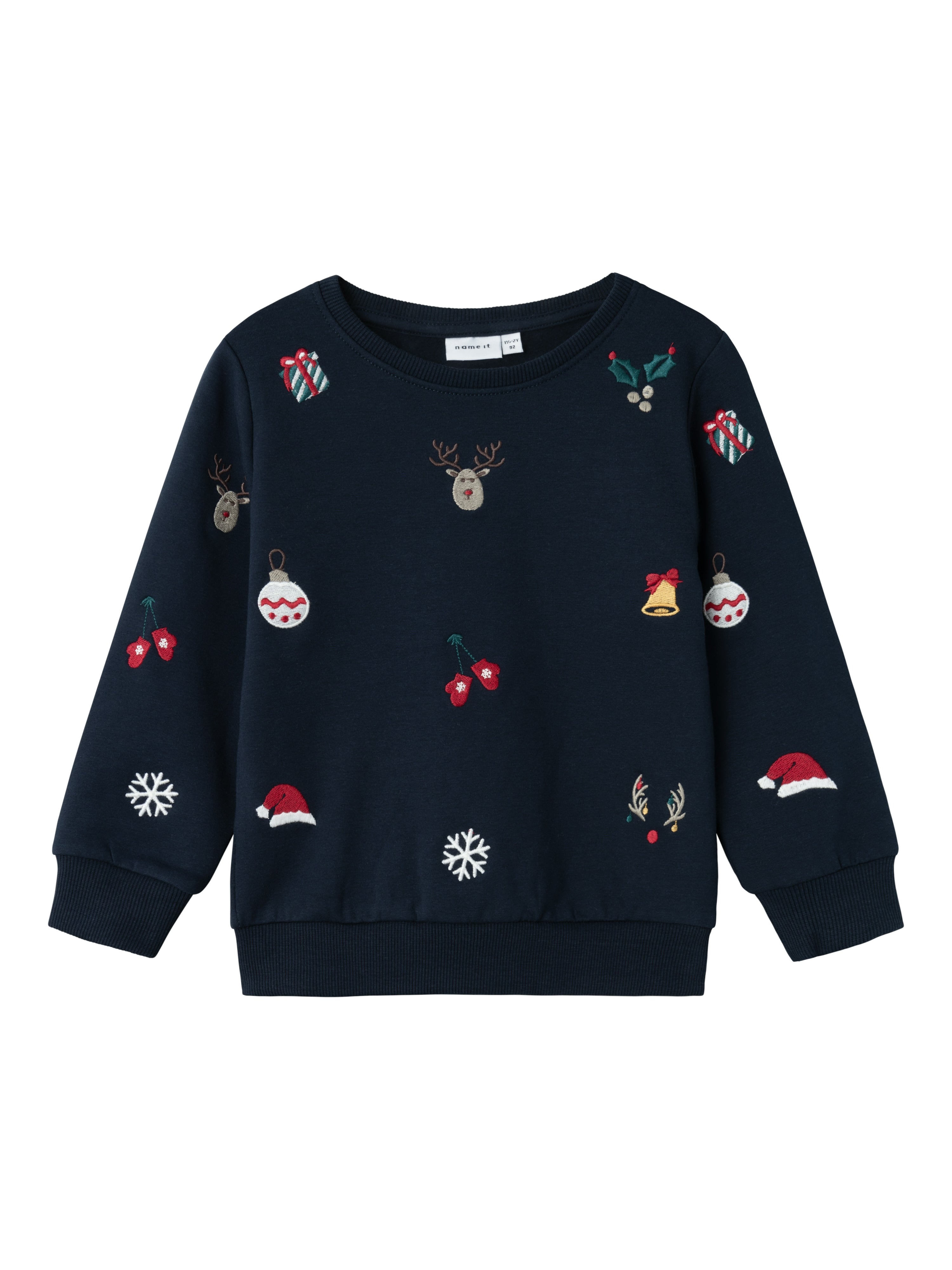 Name It Kringle Sweatshirt – Mørk Safir – Julemust-have