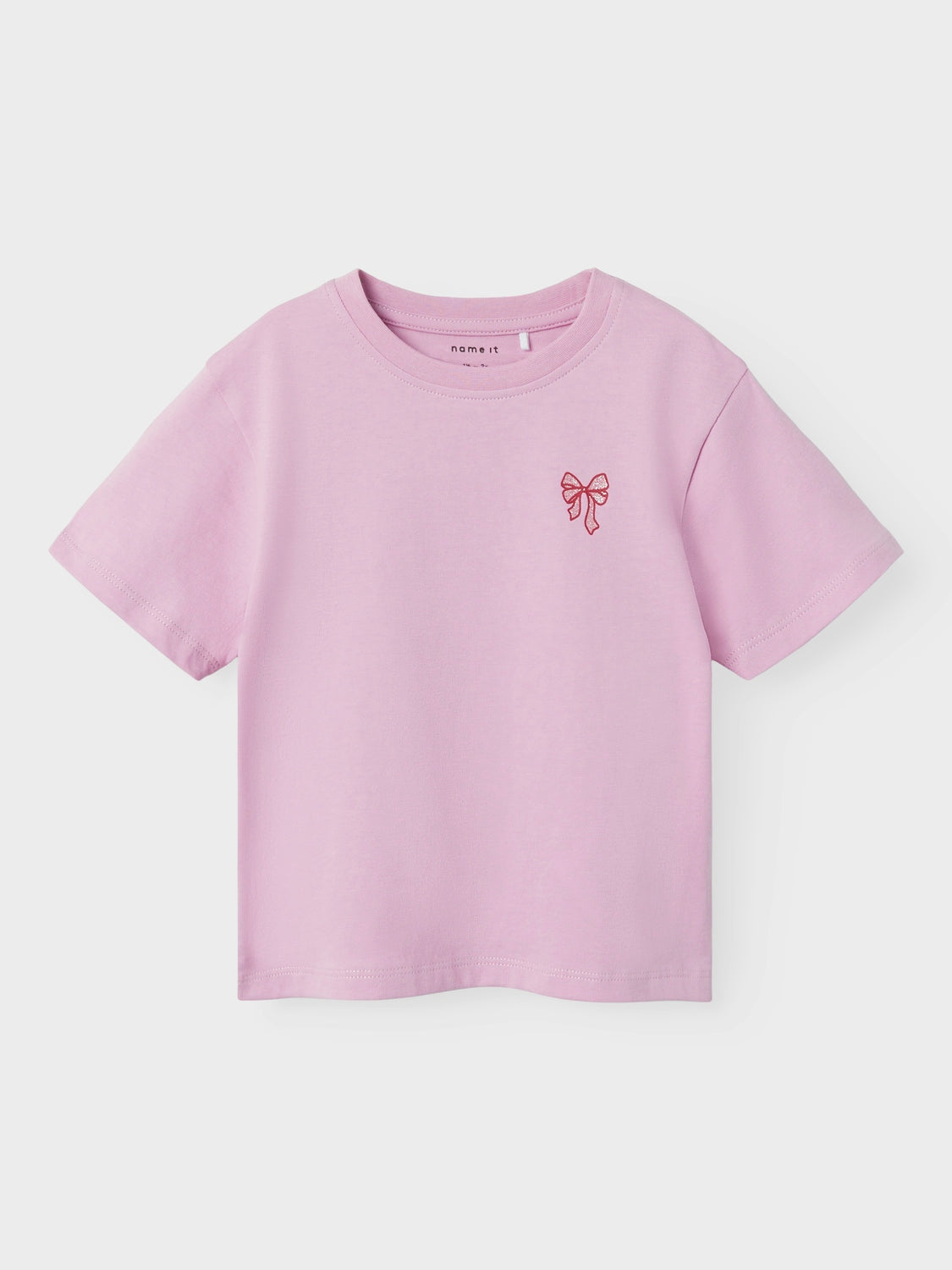 Name It Lillian Bluse – Pastel Lavendel med Sløjfer