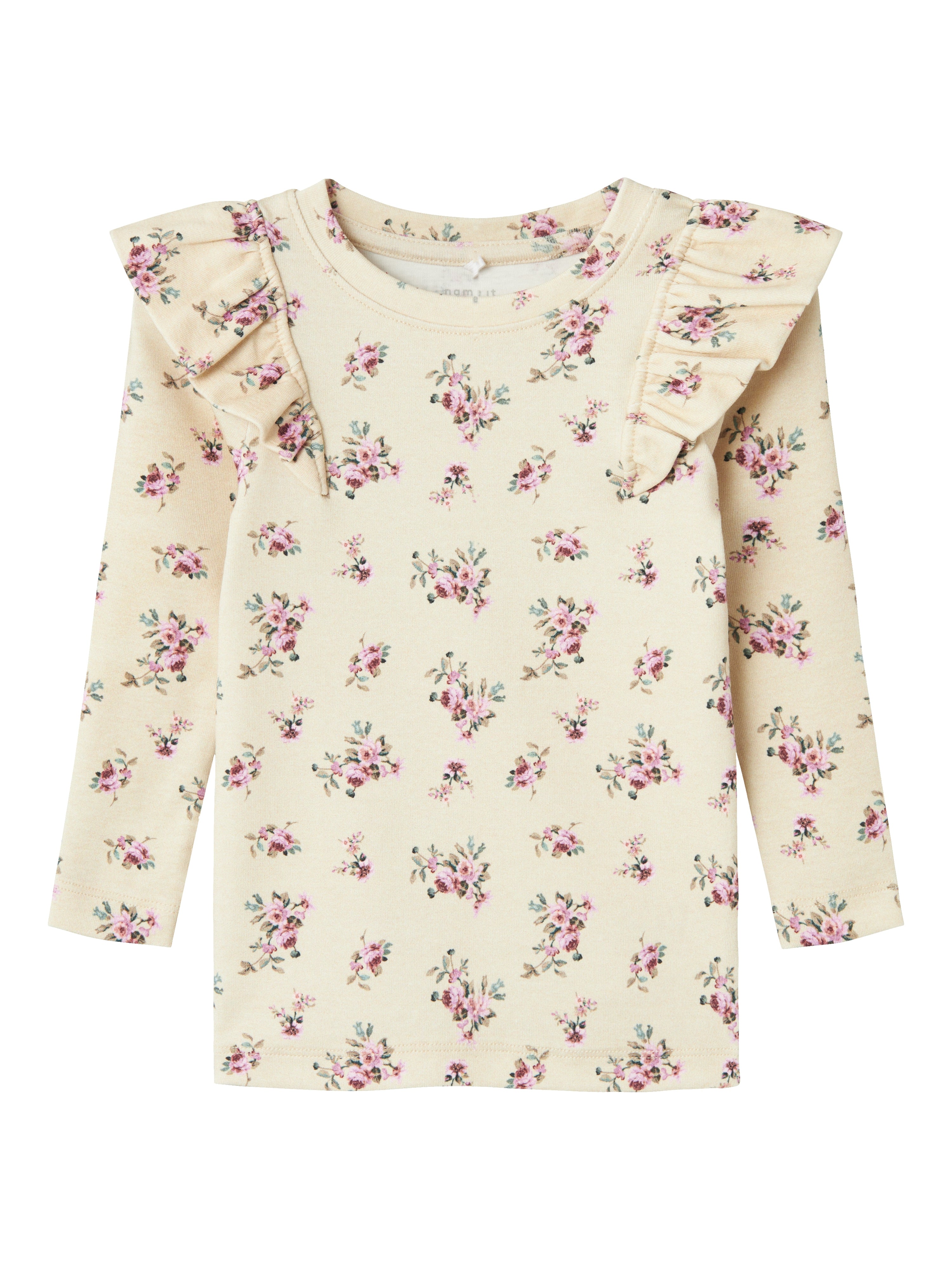 Name It Bluse med Flæser og Blomsterprint - Sommerstil