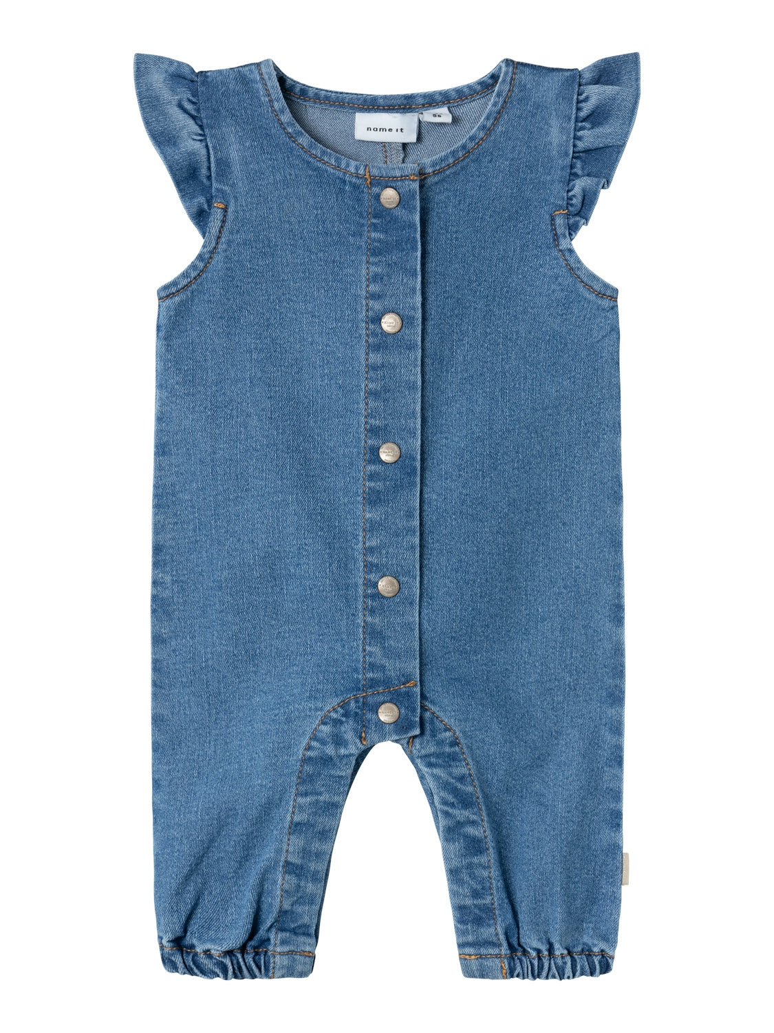 Name It Lola Flæse Smækbukser – Mørkeblåt Denim Tilbud!
