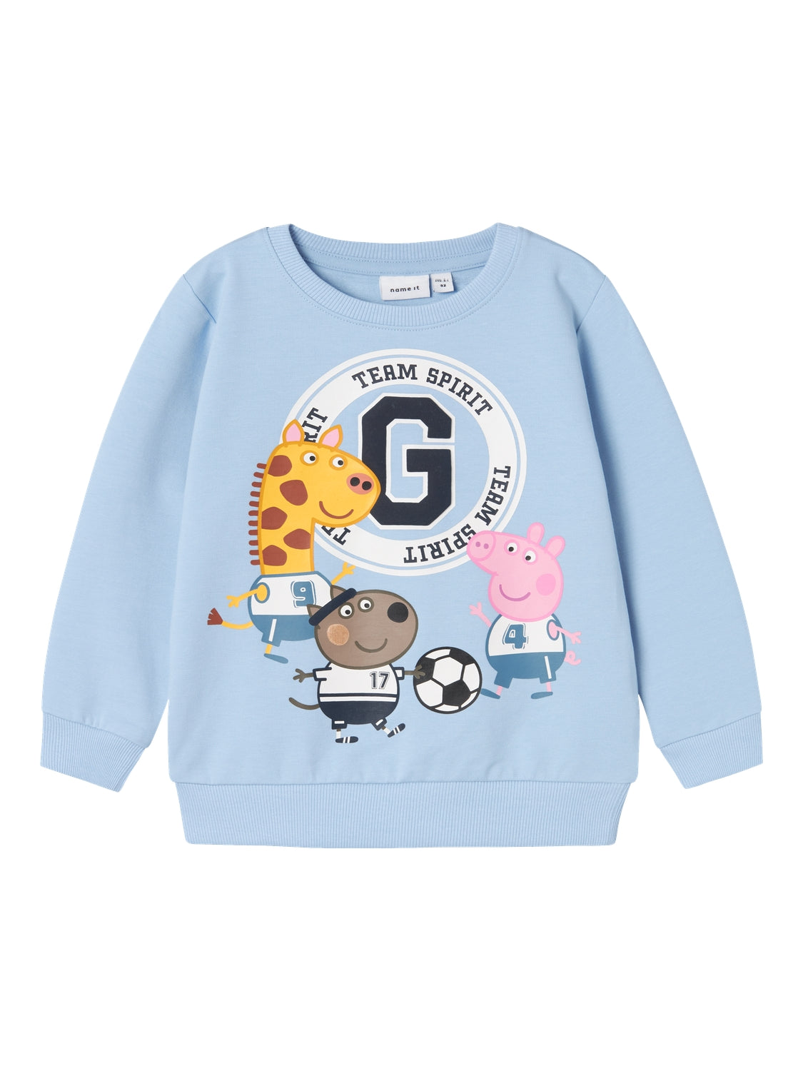 Name It Murphy Gurli Gris Sweatshirt – Lys Blå med Print