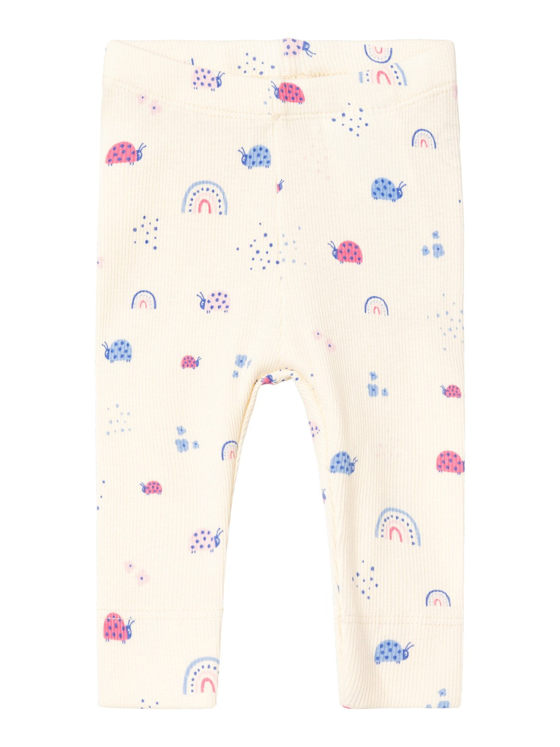 Name It Nanine Leggings - Buttercream med mariehøns til børn