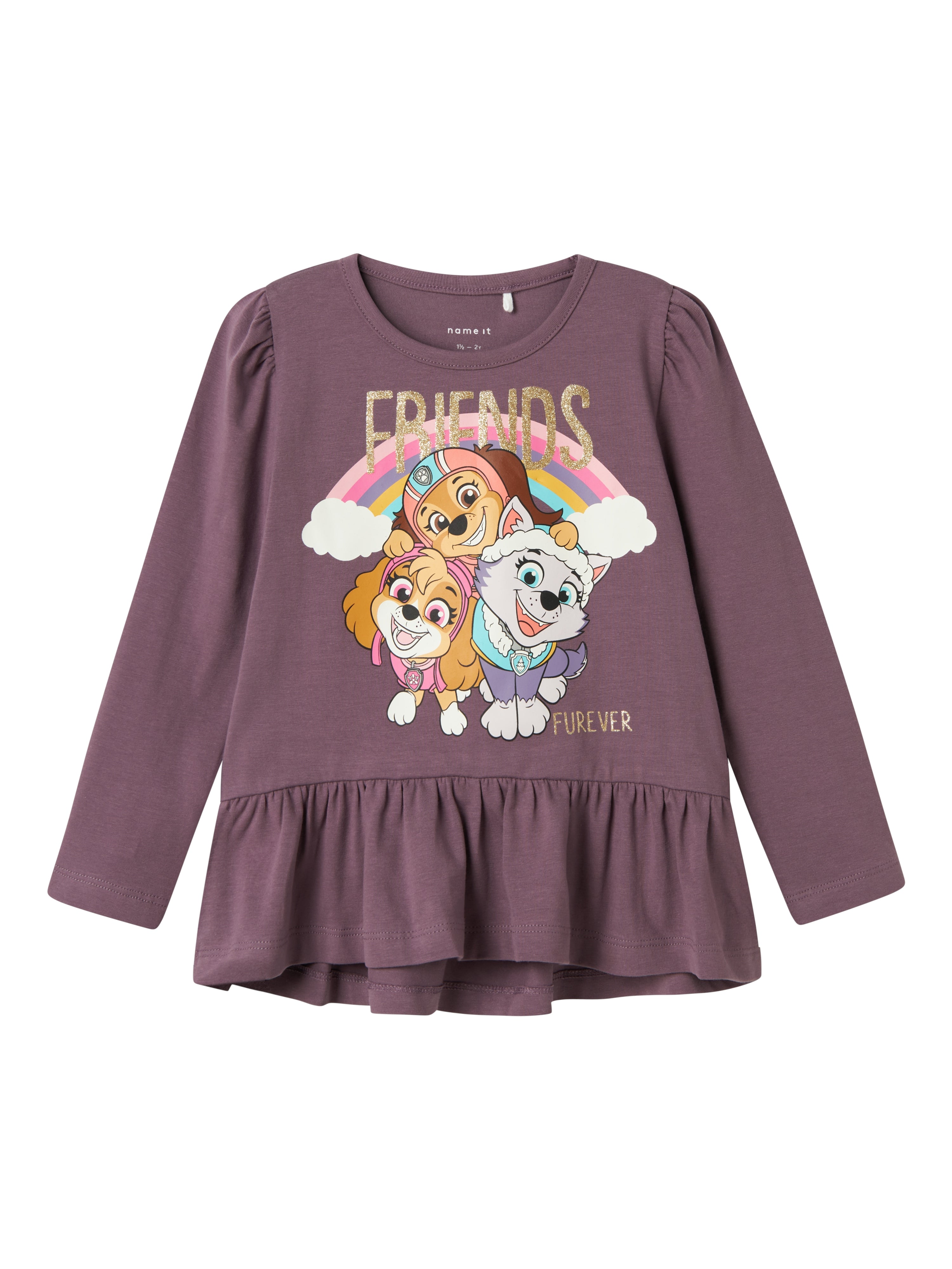 Paw Patrol Bluse i Lilla med Glimmer – Must-Have til Børn!