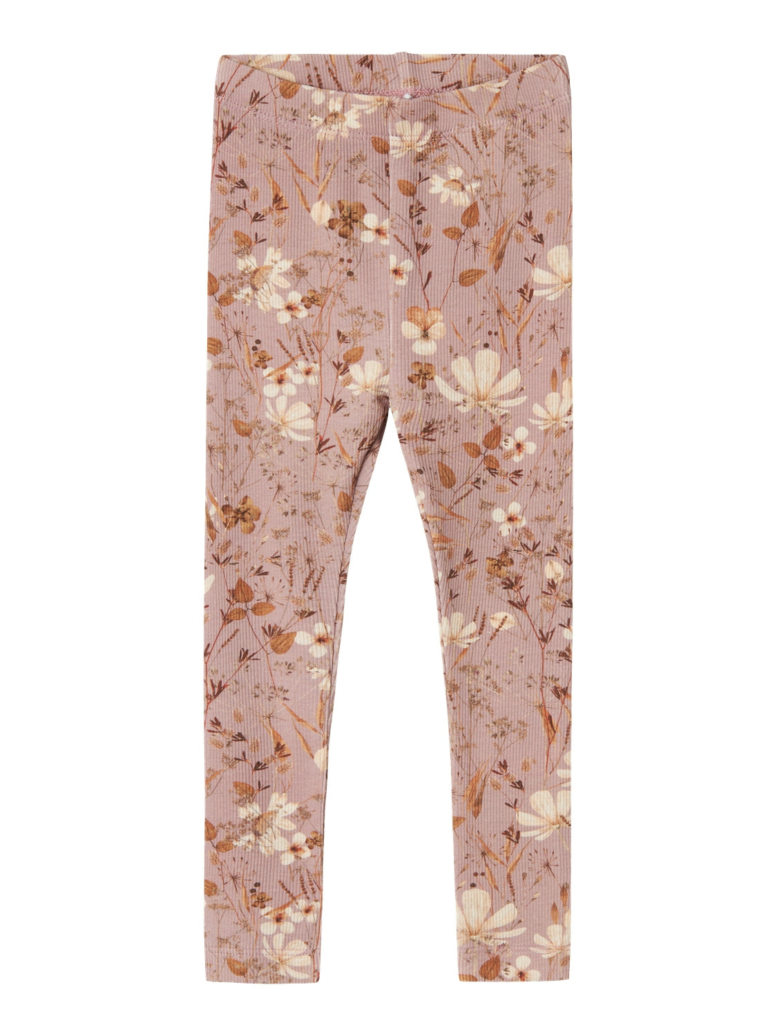 Name It Niara Leggings - Blomsterprint i Deauville Mauve