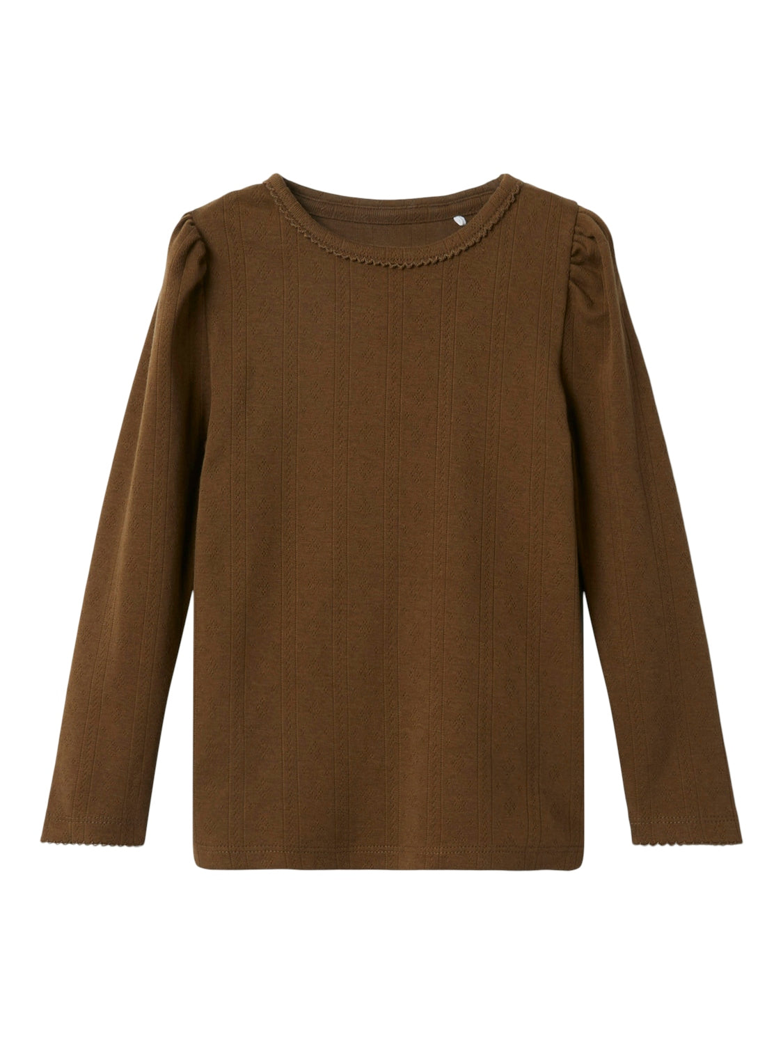 Name It Nigella Slim Top – Økologisk Bluse i Desert Palm