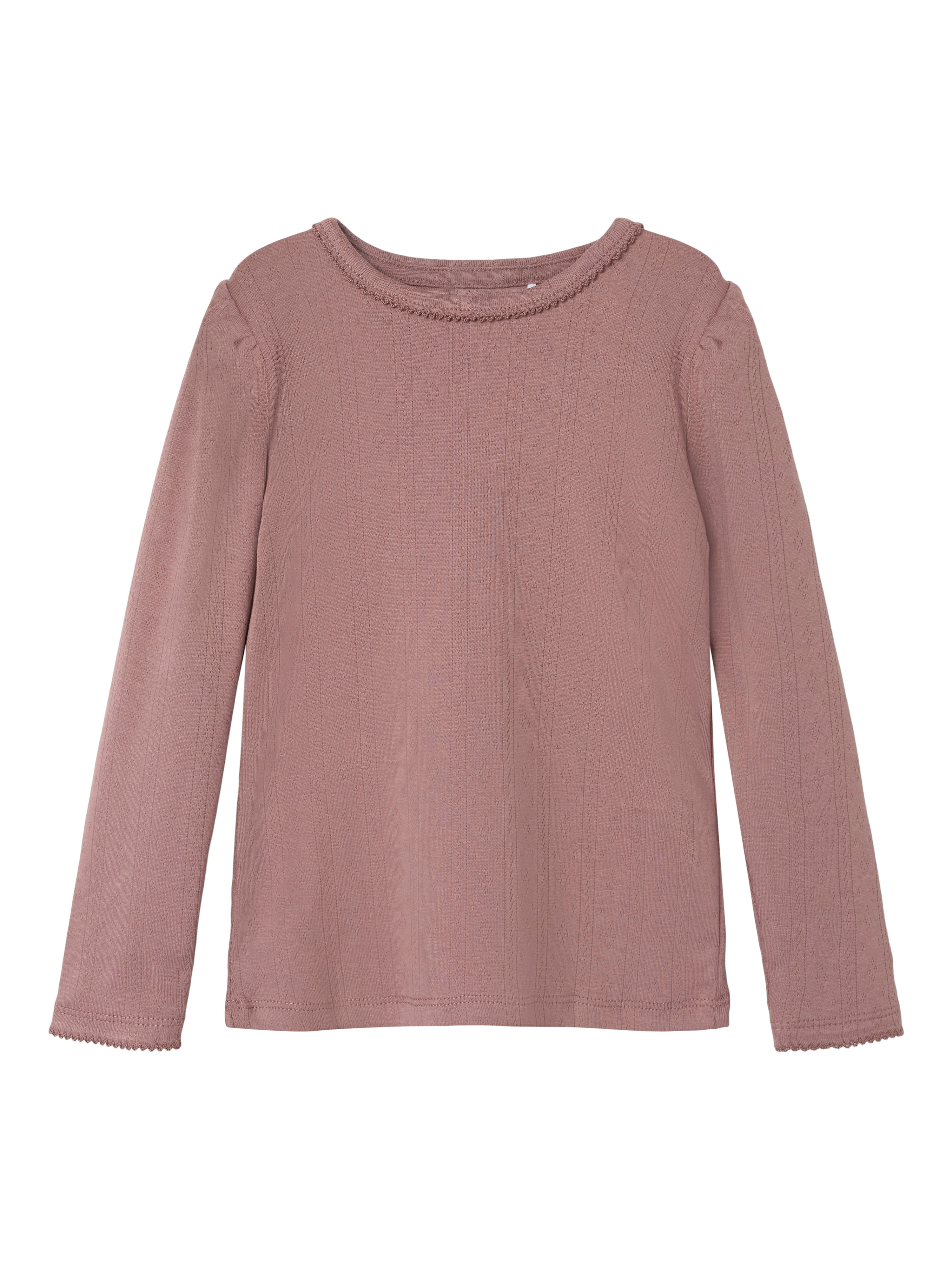 Name It Nigella Slim Top - Twilight Mauve Bluse Tilbud