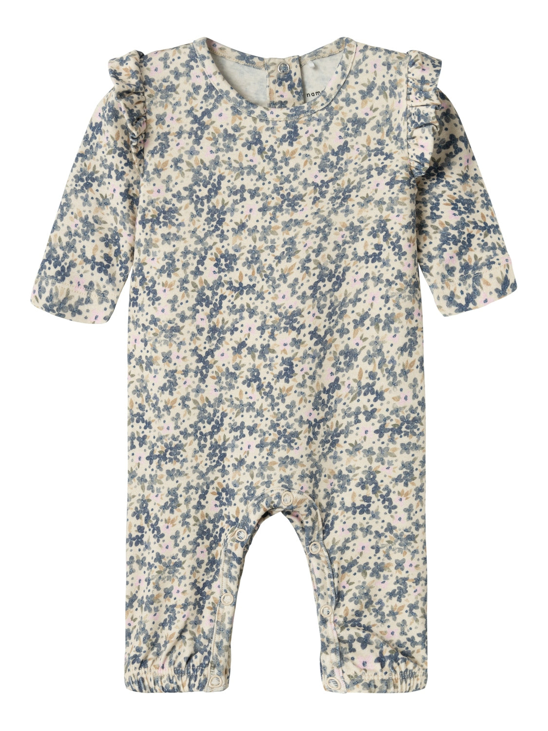 Name It Ninne Dragt - Sommer Sand med Blomsterprint
