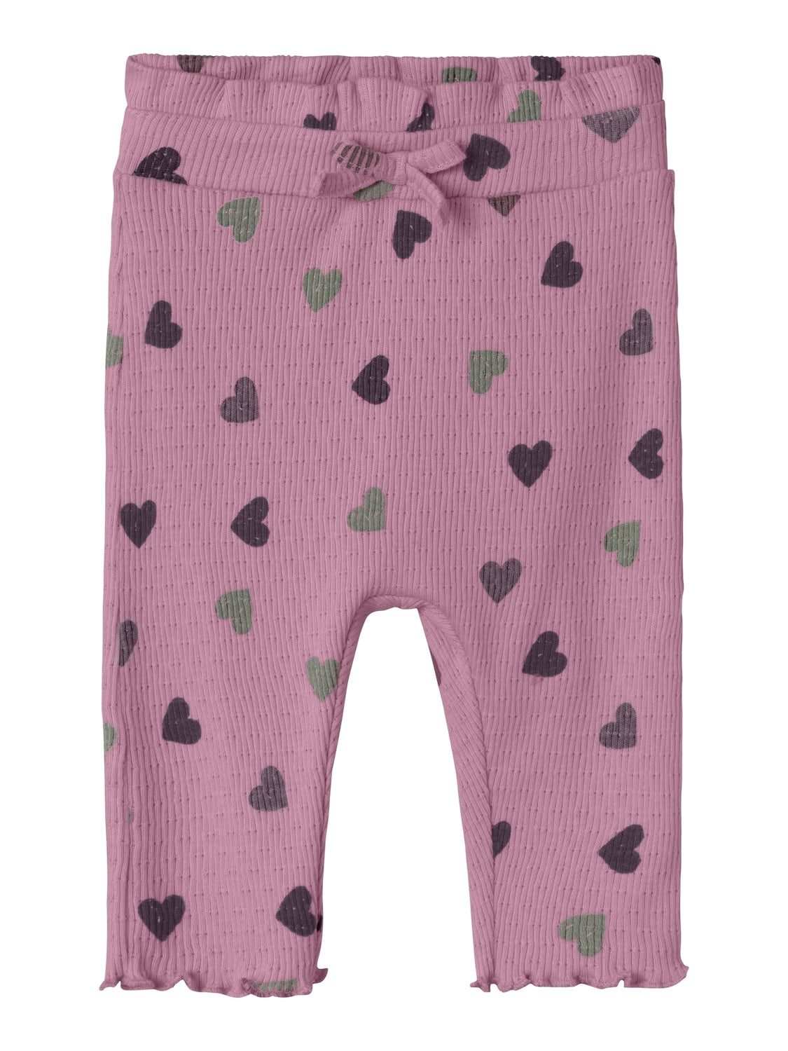Name It Nitte R Bukser – Hjerteprint i Mauve Orchid