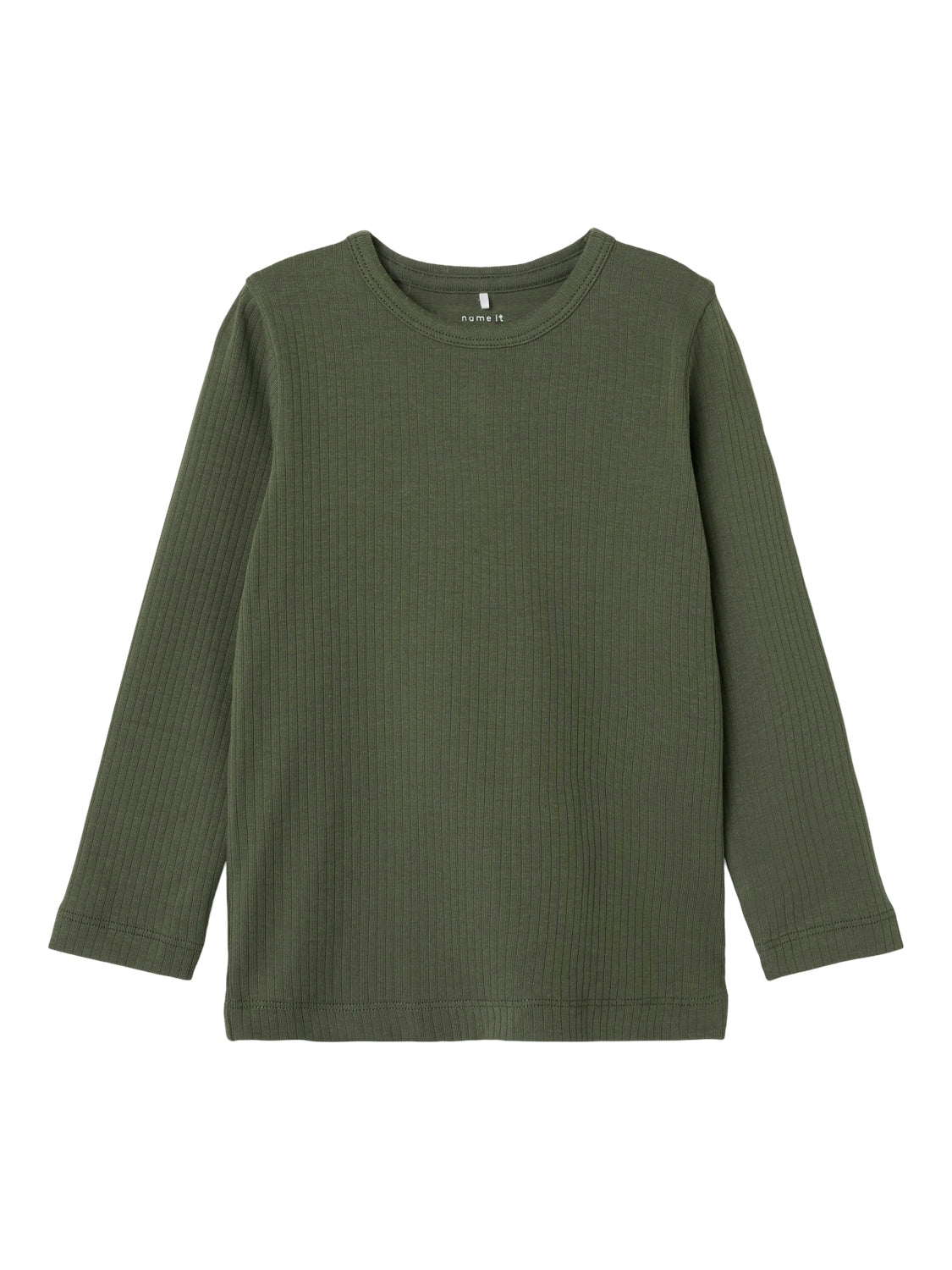 Name It Noe Slim Bluse - Beetle - Økologisk Kvalitet