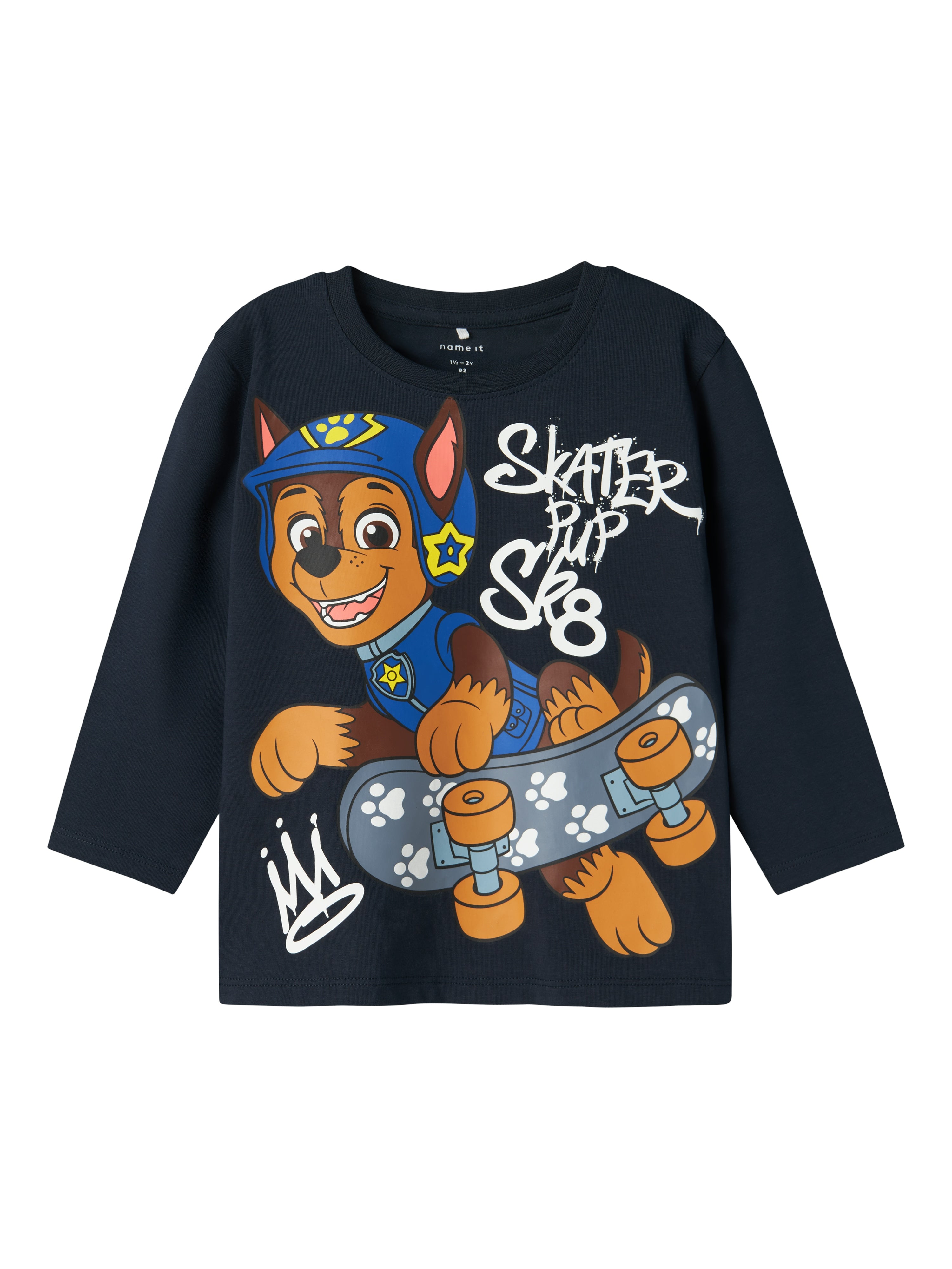 Paw Patrol Bluse til Børn - Mørk Safir med Chase Motiv