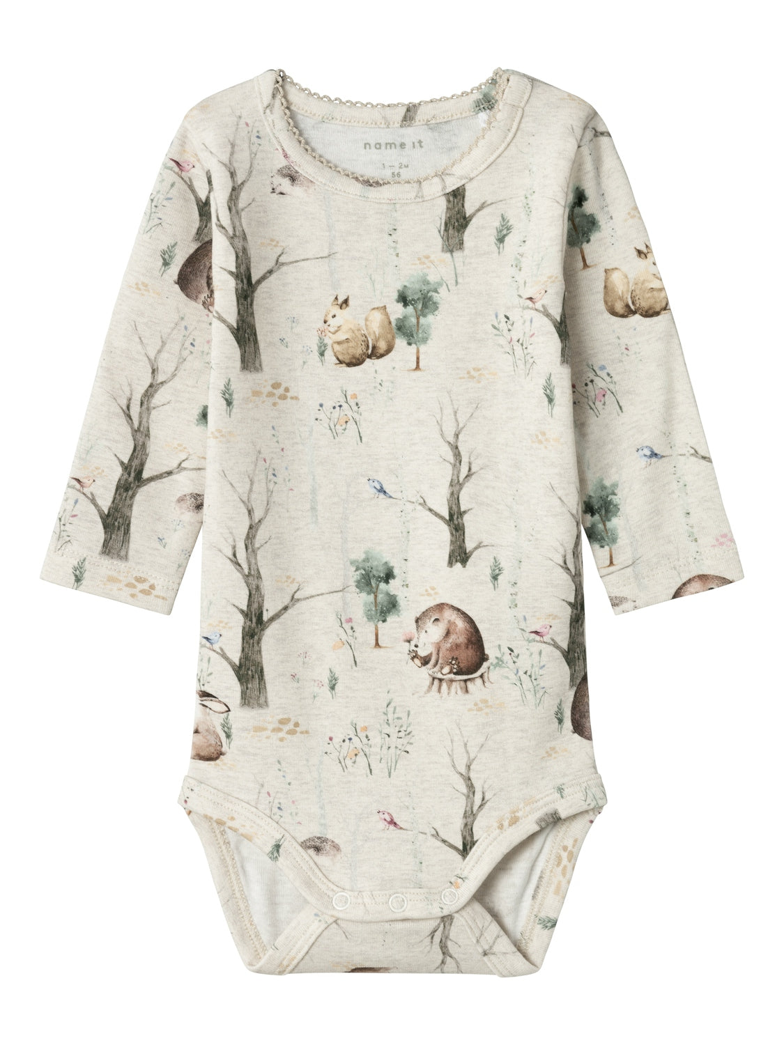 Name It Oleva M Body - Peyote Melange med Dyreprint