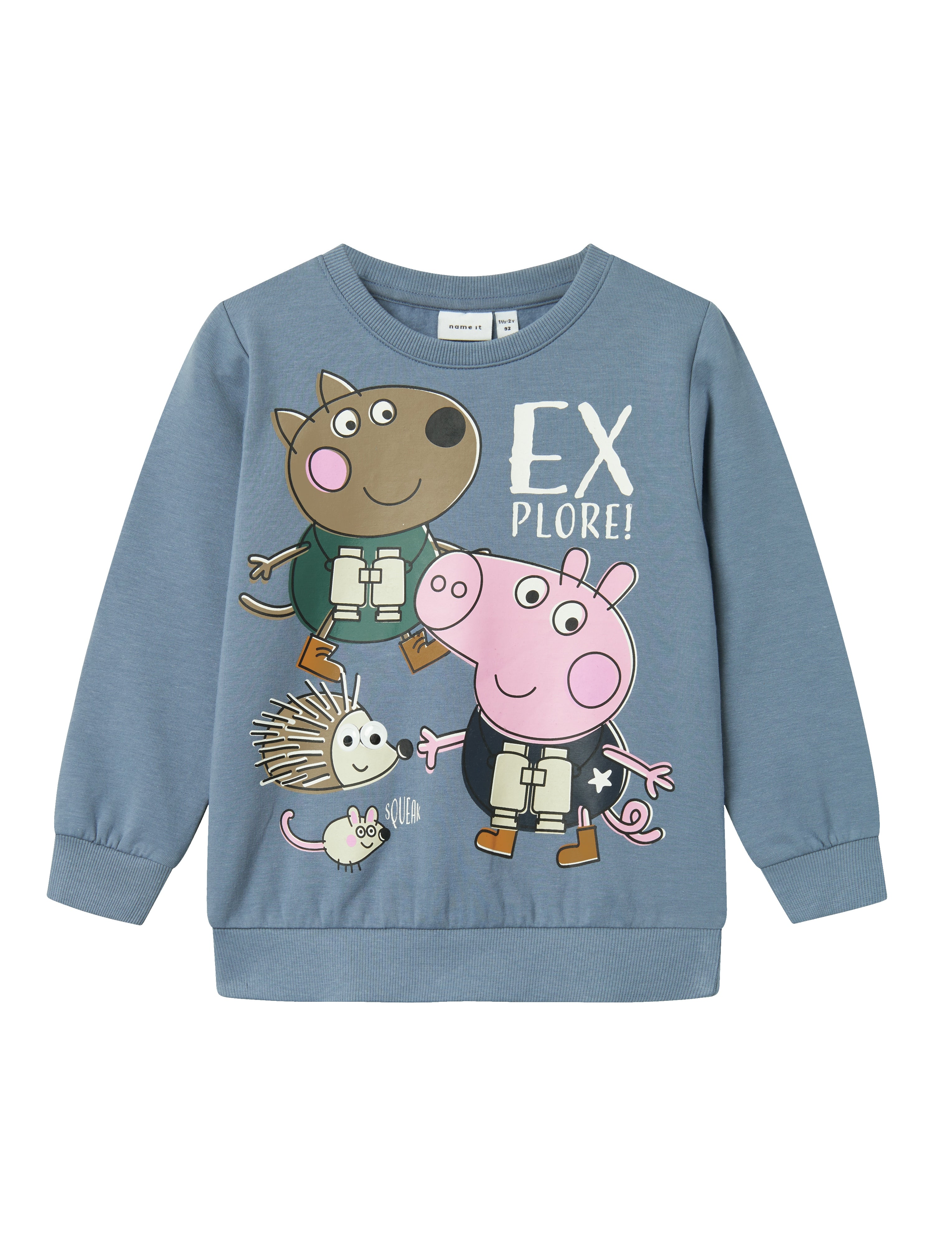 Name It Osgar Gurli Gris Sweatshirt – Flint Stone Tilbud!