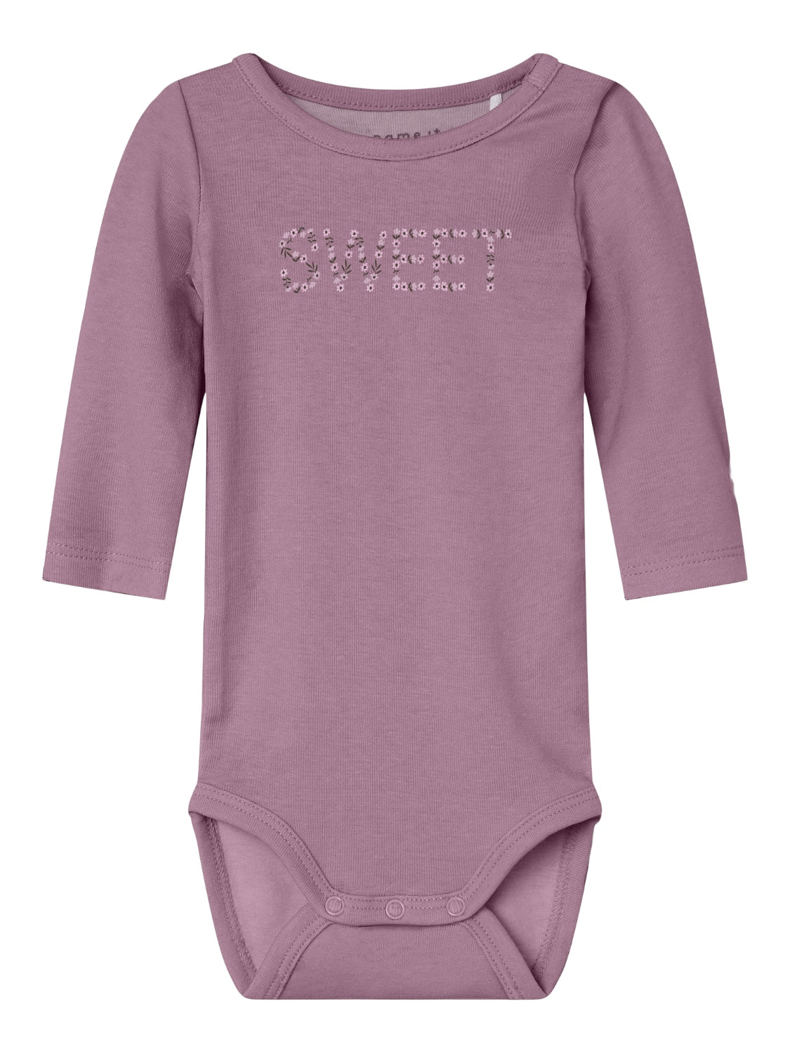 Name It Osia Body - Glitrende Blomsterdesign til Børn