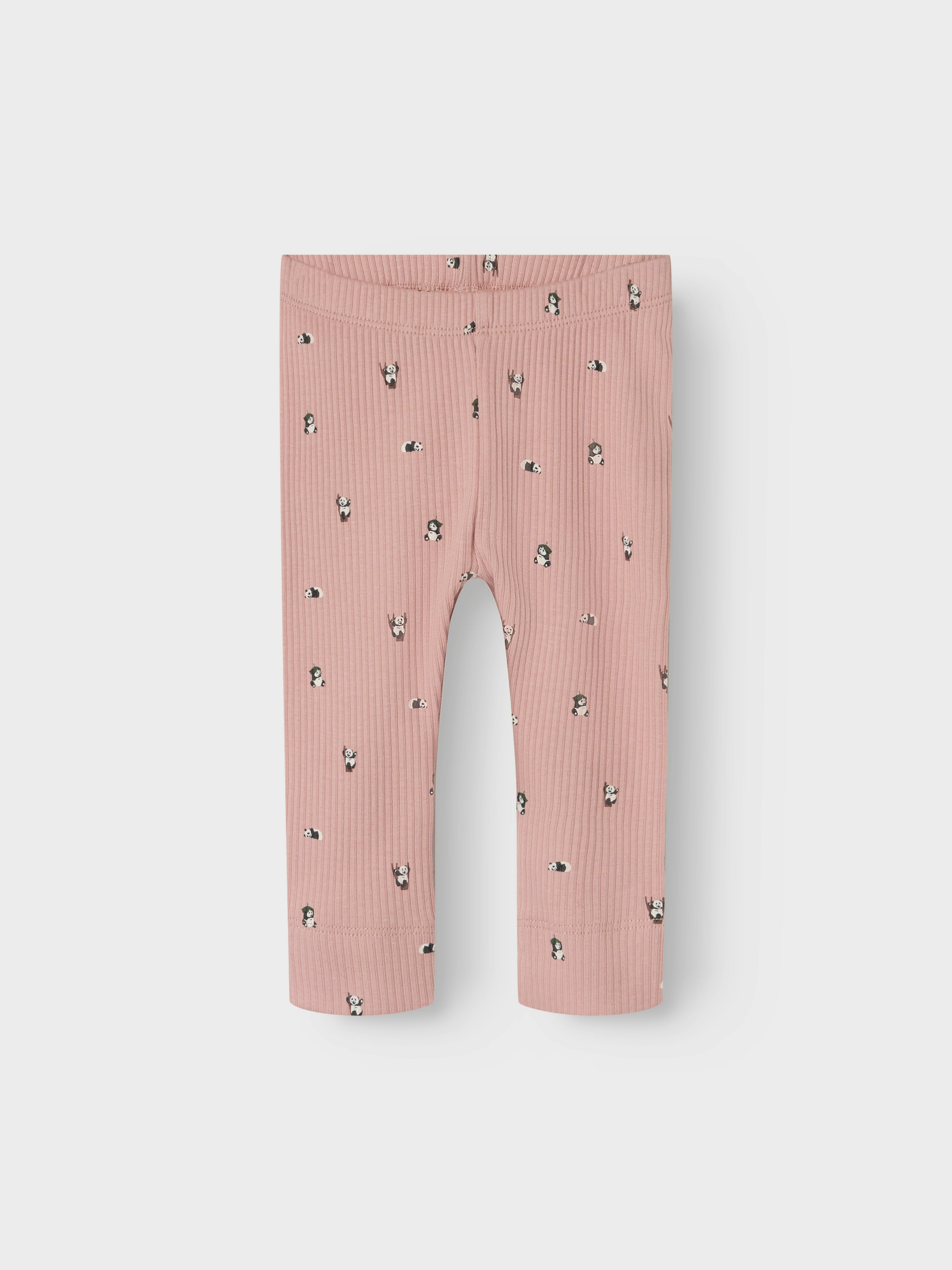 Søde Panda Leggings i Lys Lilla - Must-Have til Børn!
